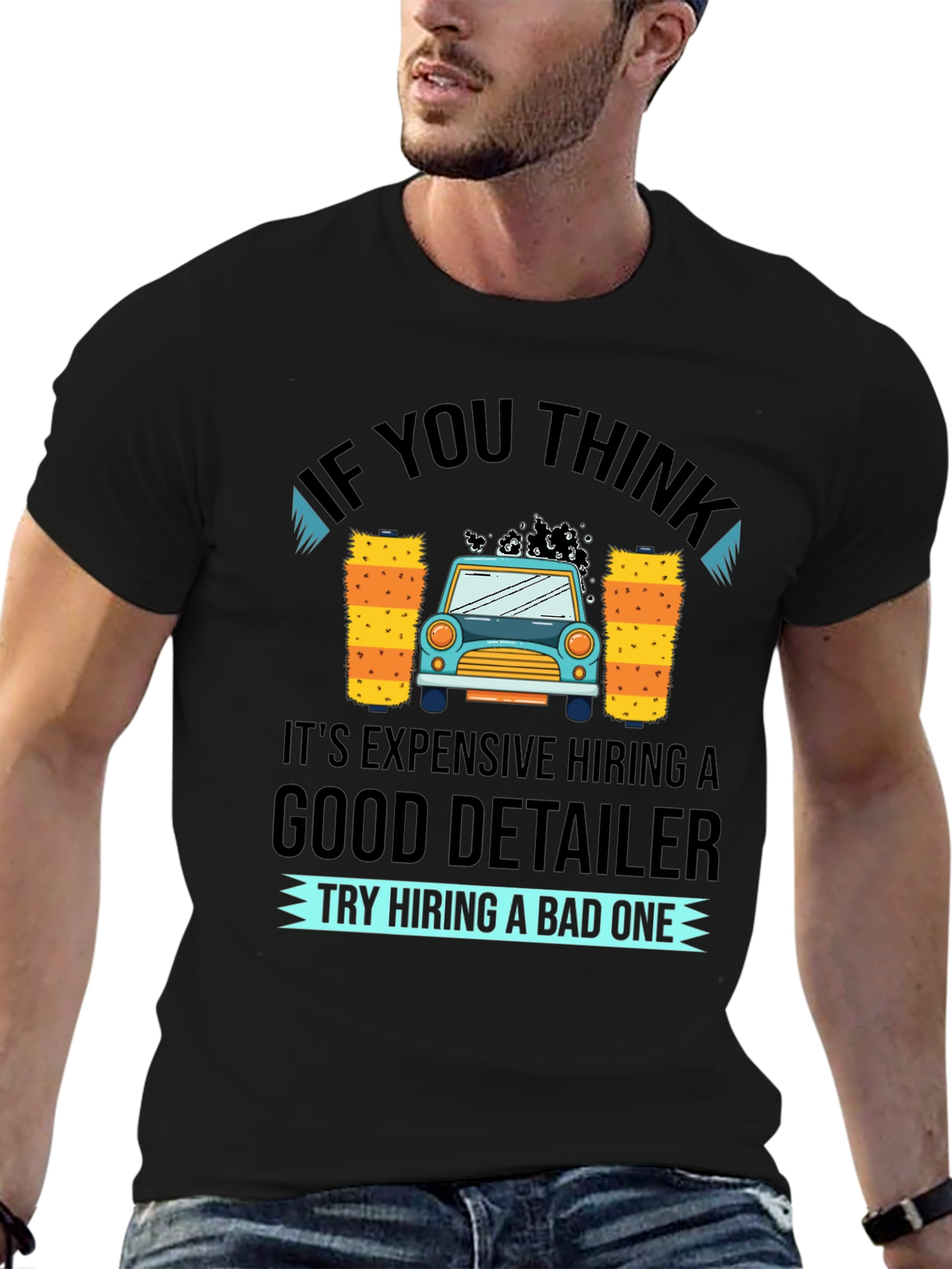 Car Detailer T-Shirt - Funny Car Wash Gift