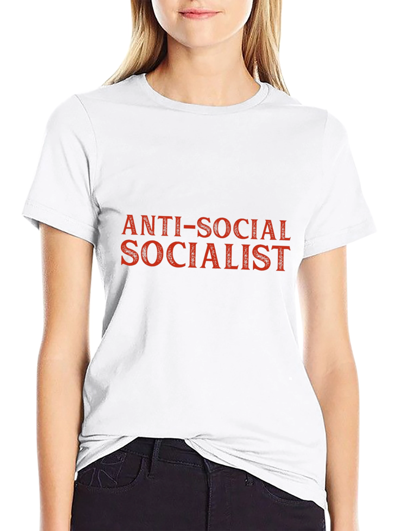 Anti-Social Socialist Graphic Tee - Black
