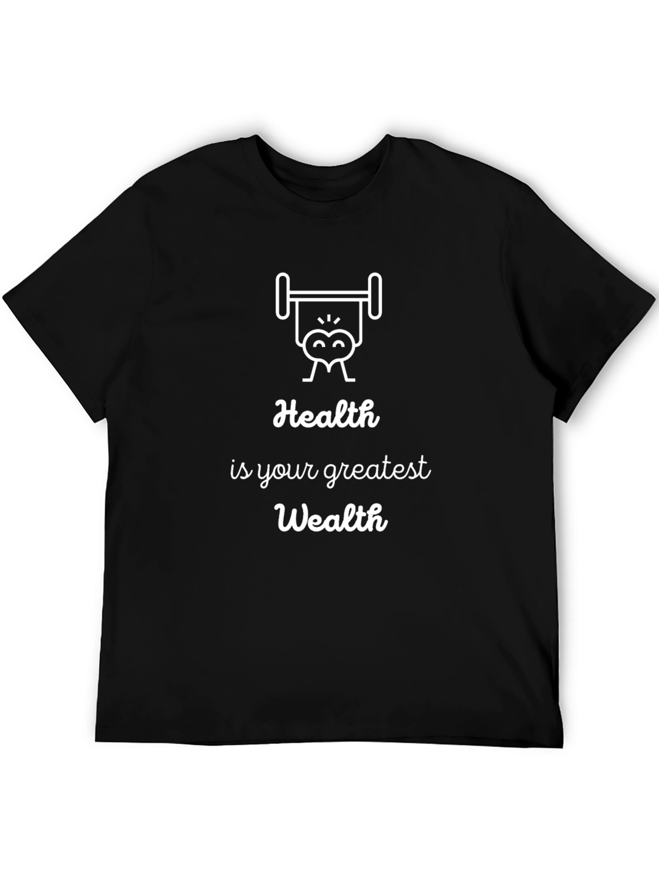 Health is Wealth Graphic T-Shirt
