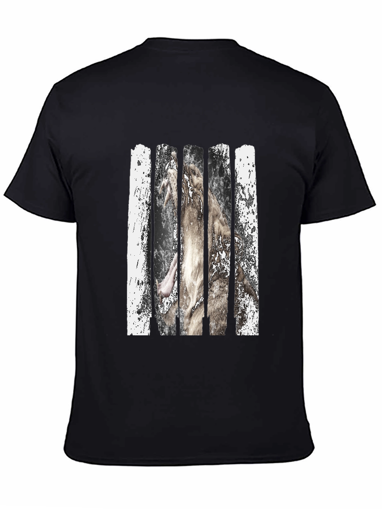 Wolf Behind Bars Graphic Tee