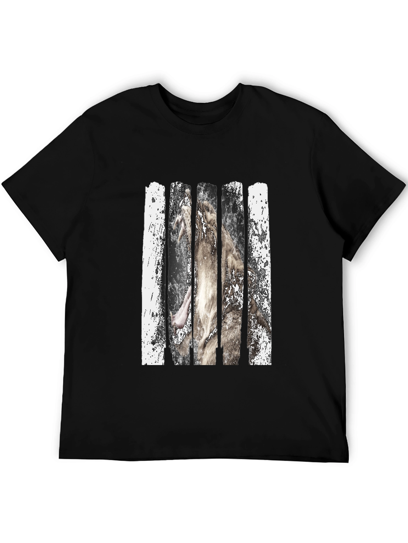 Wolf Behind Bars Graphic Tee