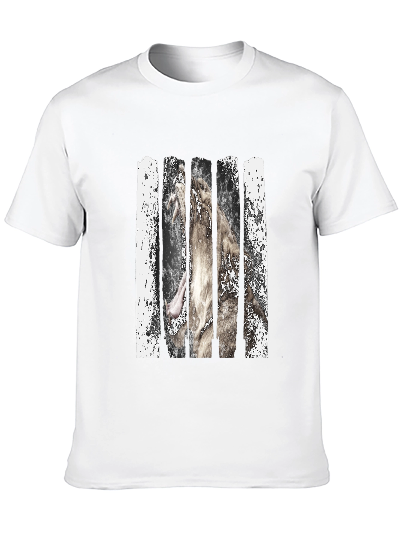 Wolf Behind Bars Graphic Tee