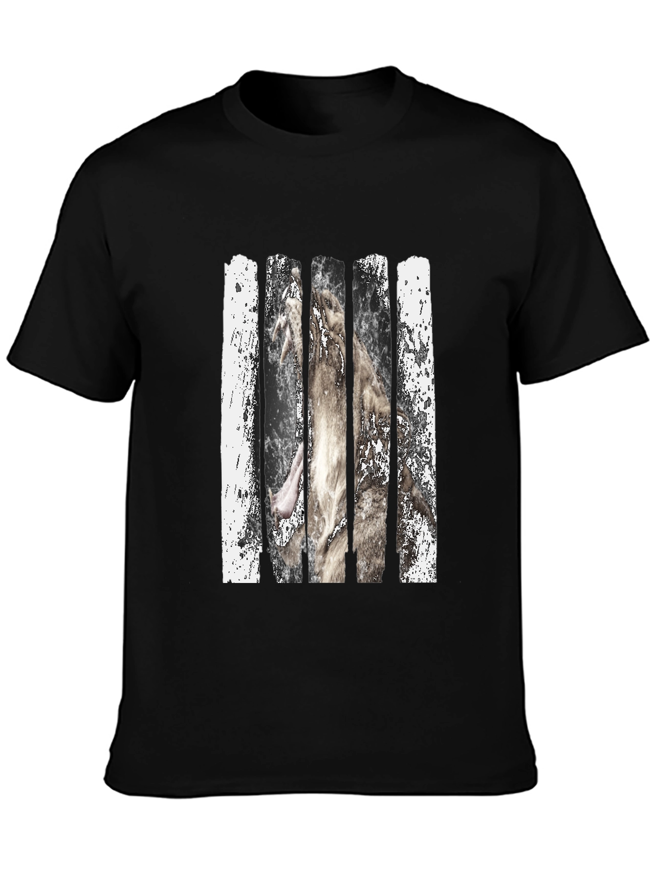 Wolf Behind Bars Graphic Tee