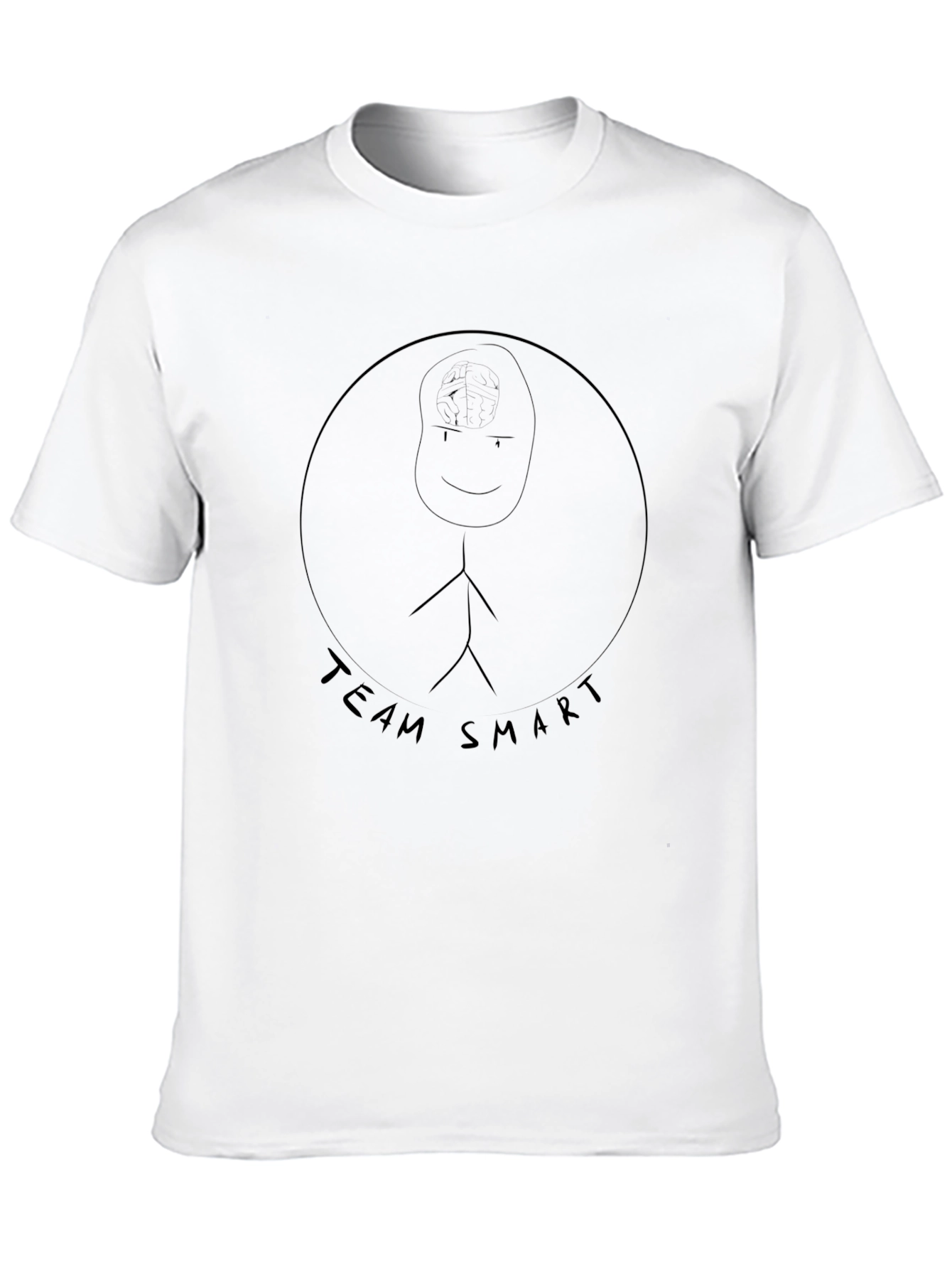 Team Smart T-Shirt - Black Cotton Blend