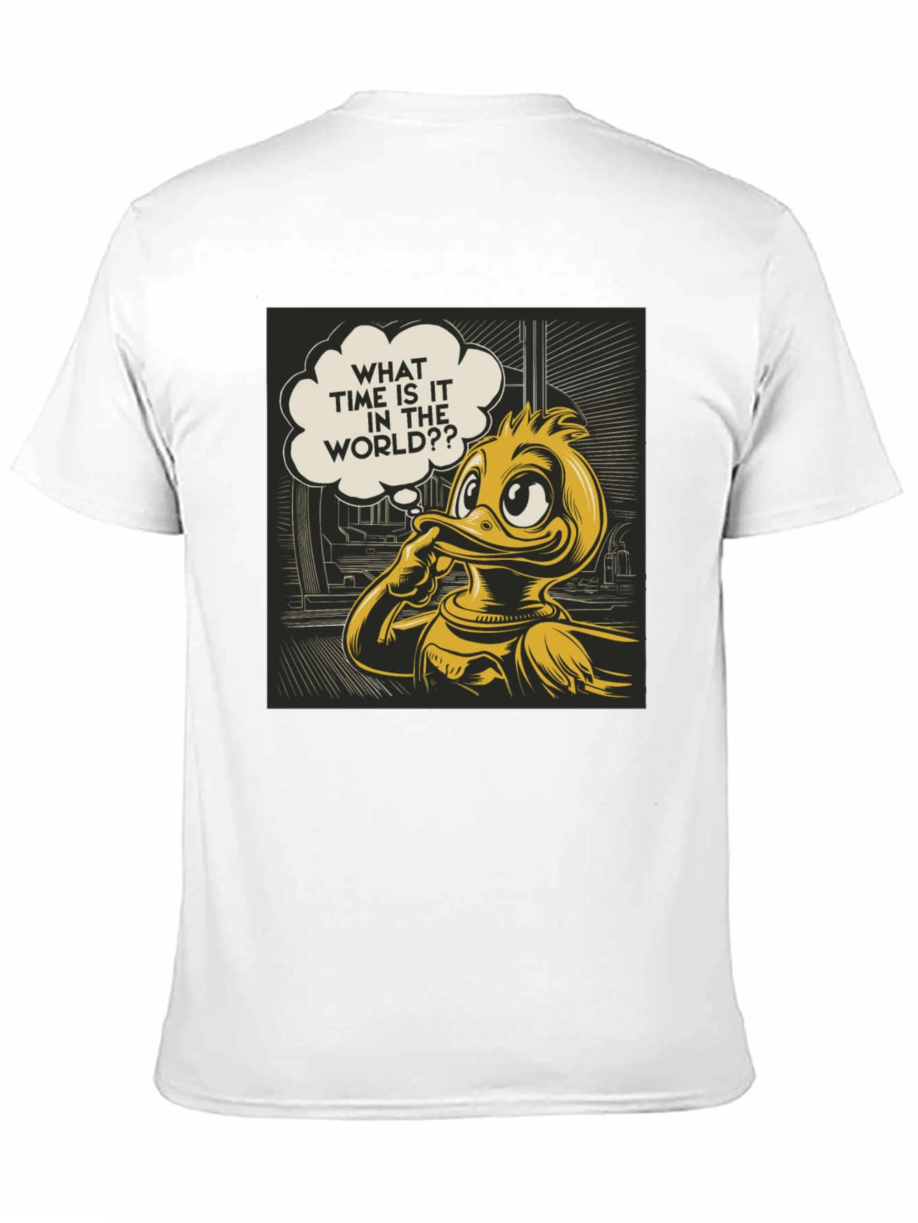 Thinking Duck Graphic Tee - What Time is it?