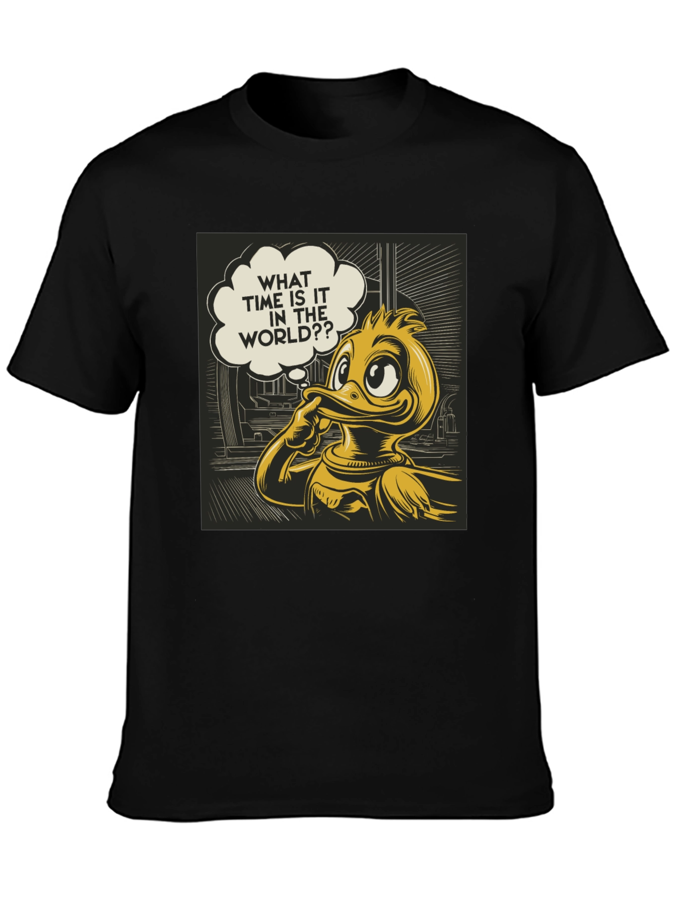 Thinking Duck Graphic Tee - What Time is it?