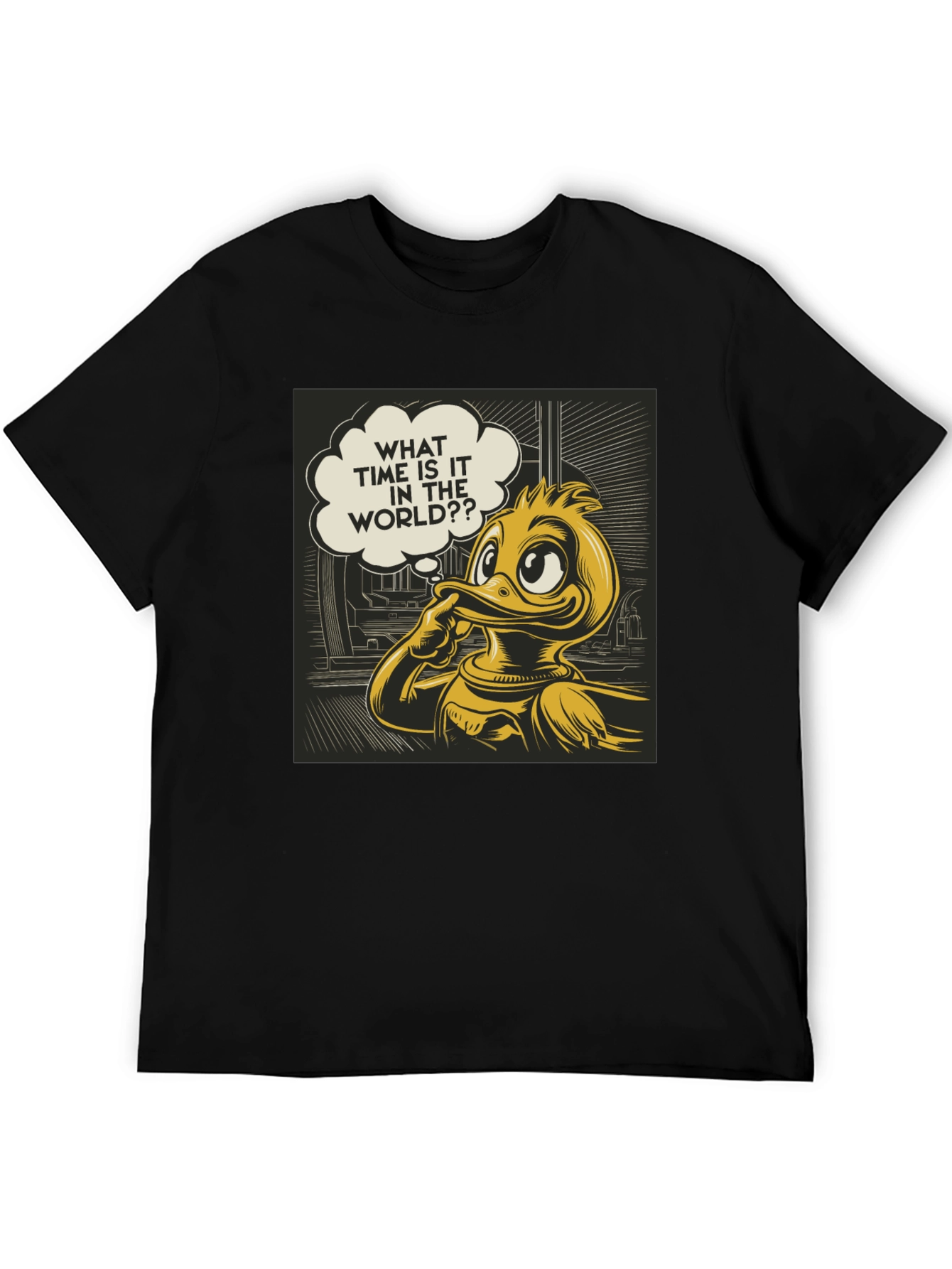 Thinking Duck Graphic Tee - What Time is it?