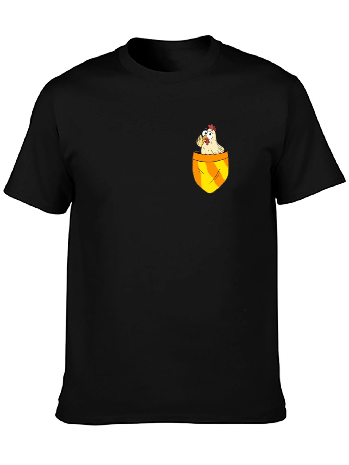 Chicken Pocket T-Shirt - Funny Cartoon Tee