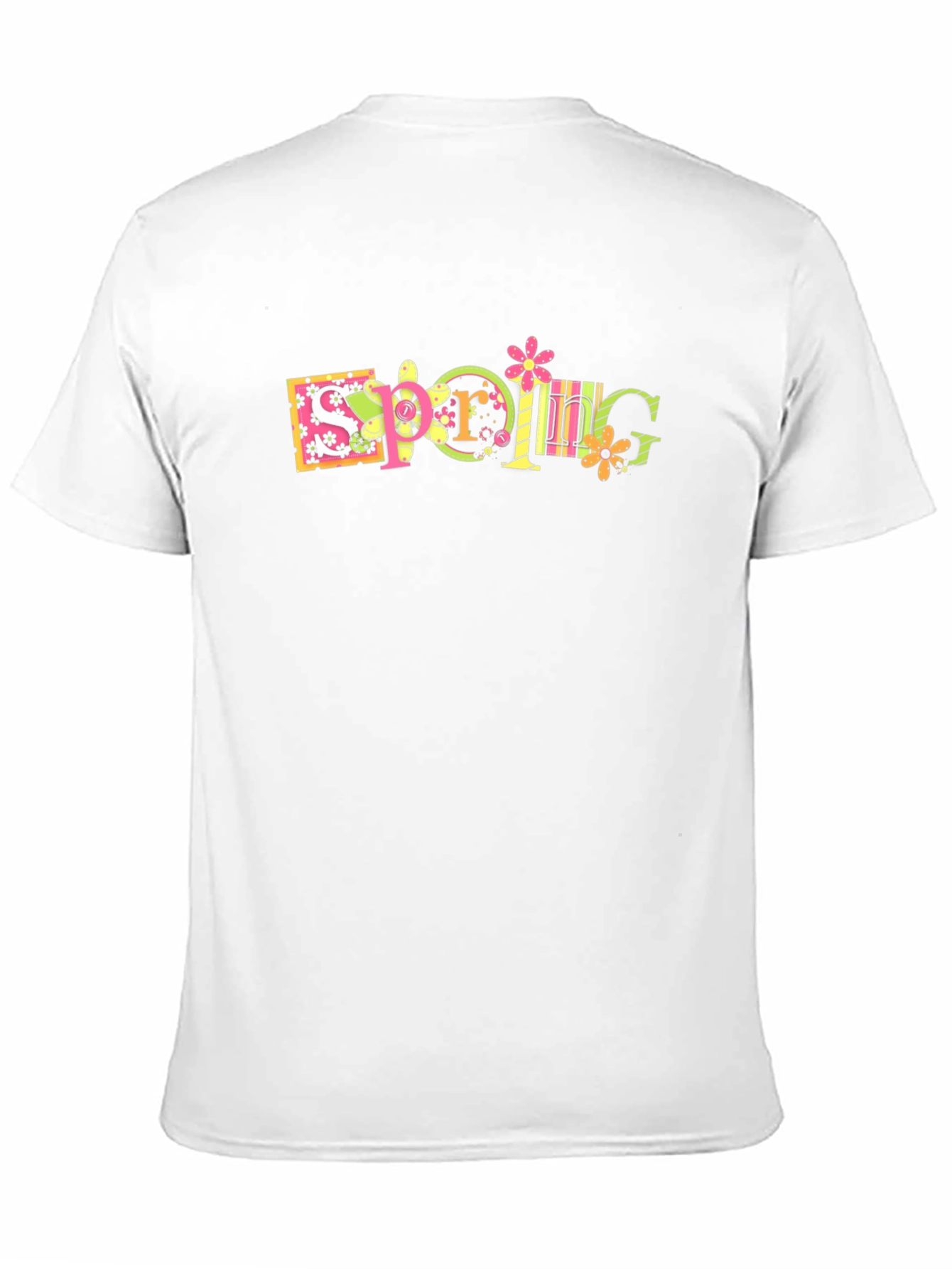 Spring Floral Graphic Tee - Black