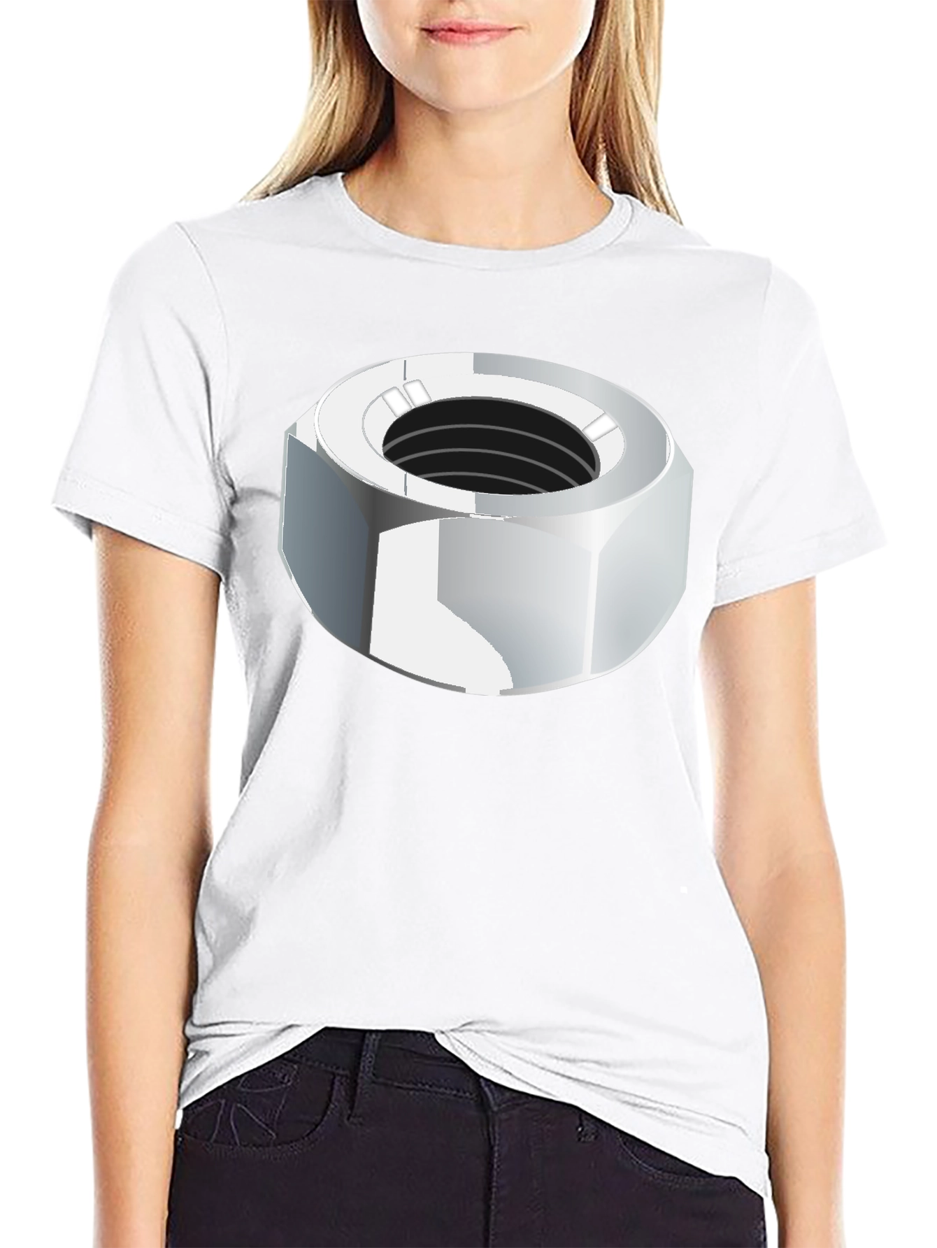 Nut Graphic T-Shirt - Black Cotton Tee