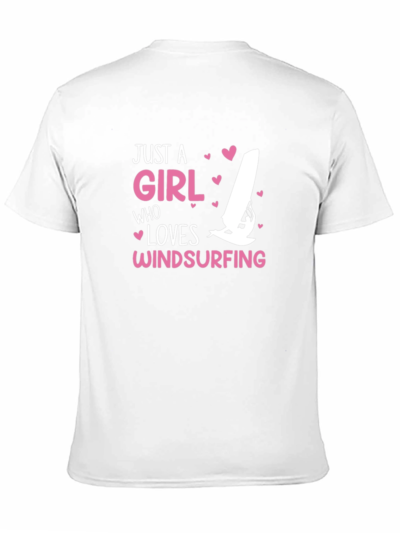 Just A Girl Who Loves Windsurfing T-Shirt
