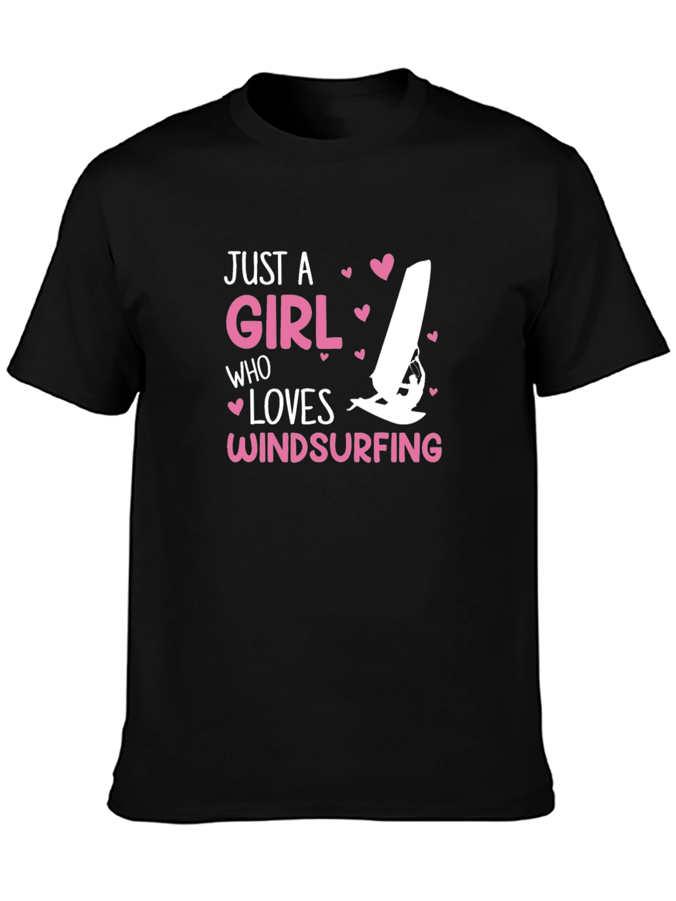 Just A Girl Who Loves Windsurfing T-Shirt