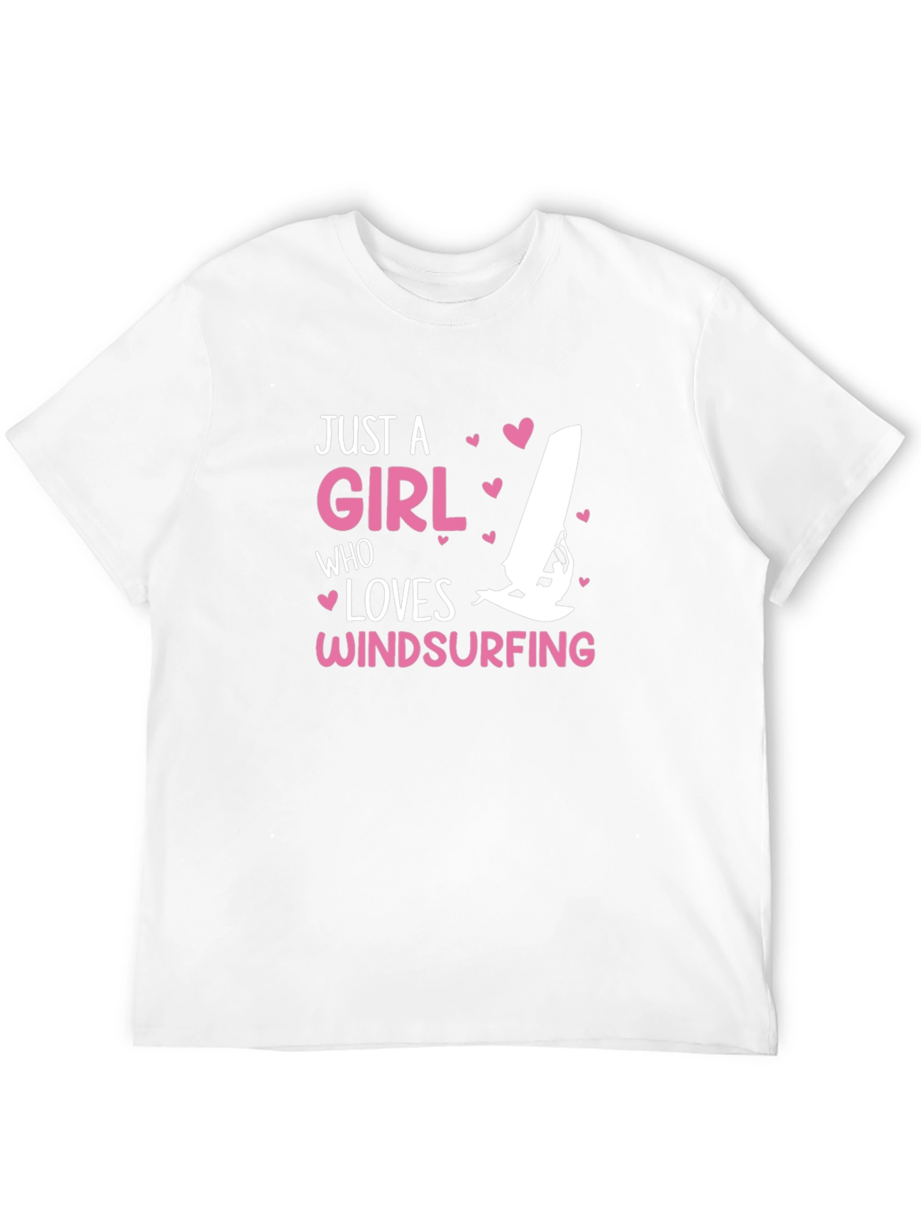 Just A Girl Who Loves Windsurfing T-Shirt