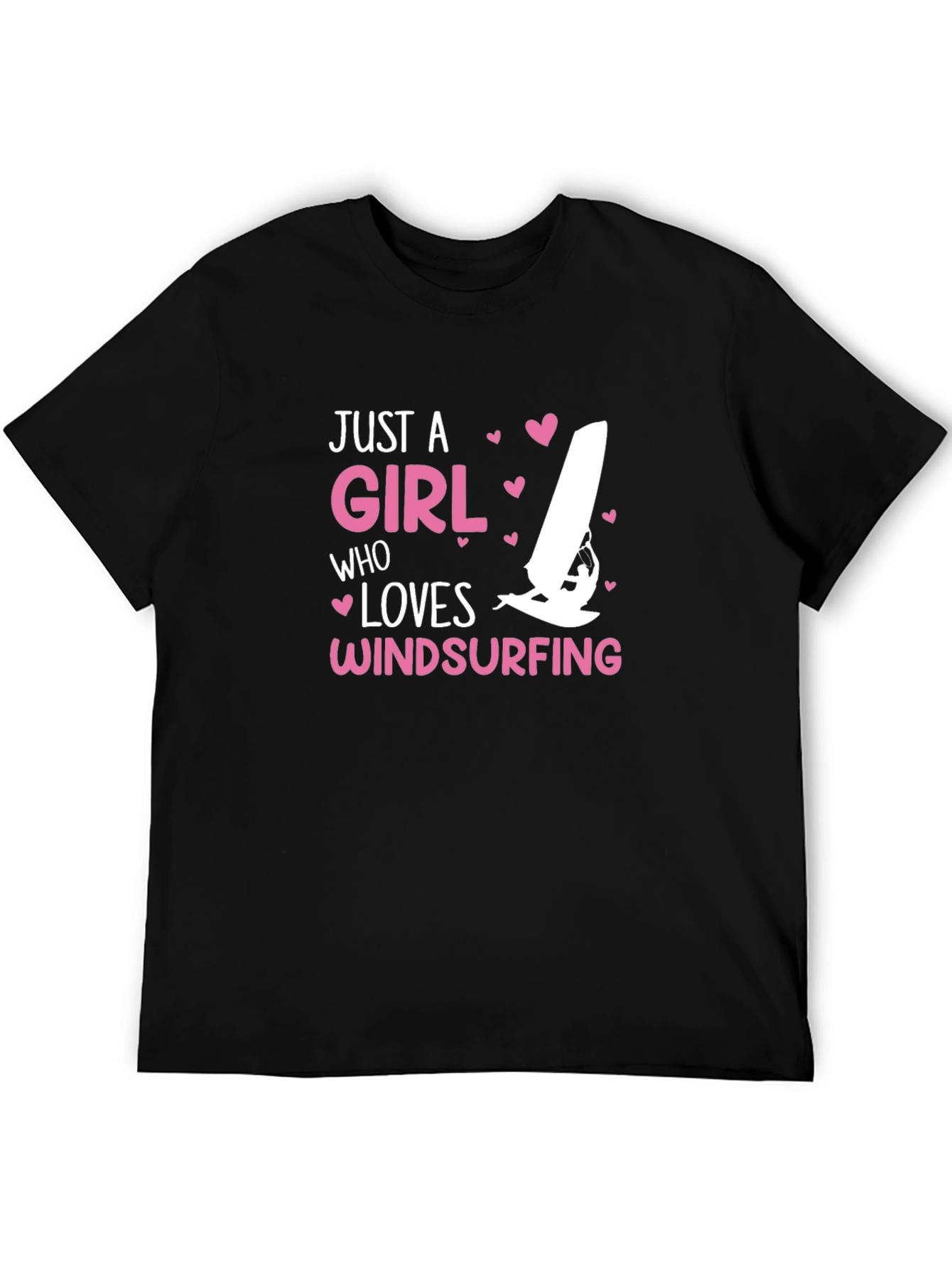 Just A Girl Who Loves Windsurfing T-Shirt