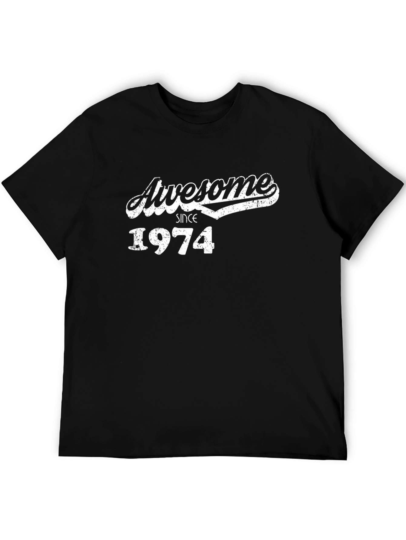 Awesome Since 1974 Black T-Shirt