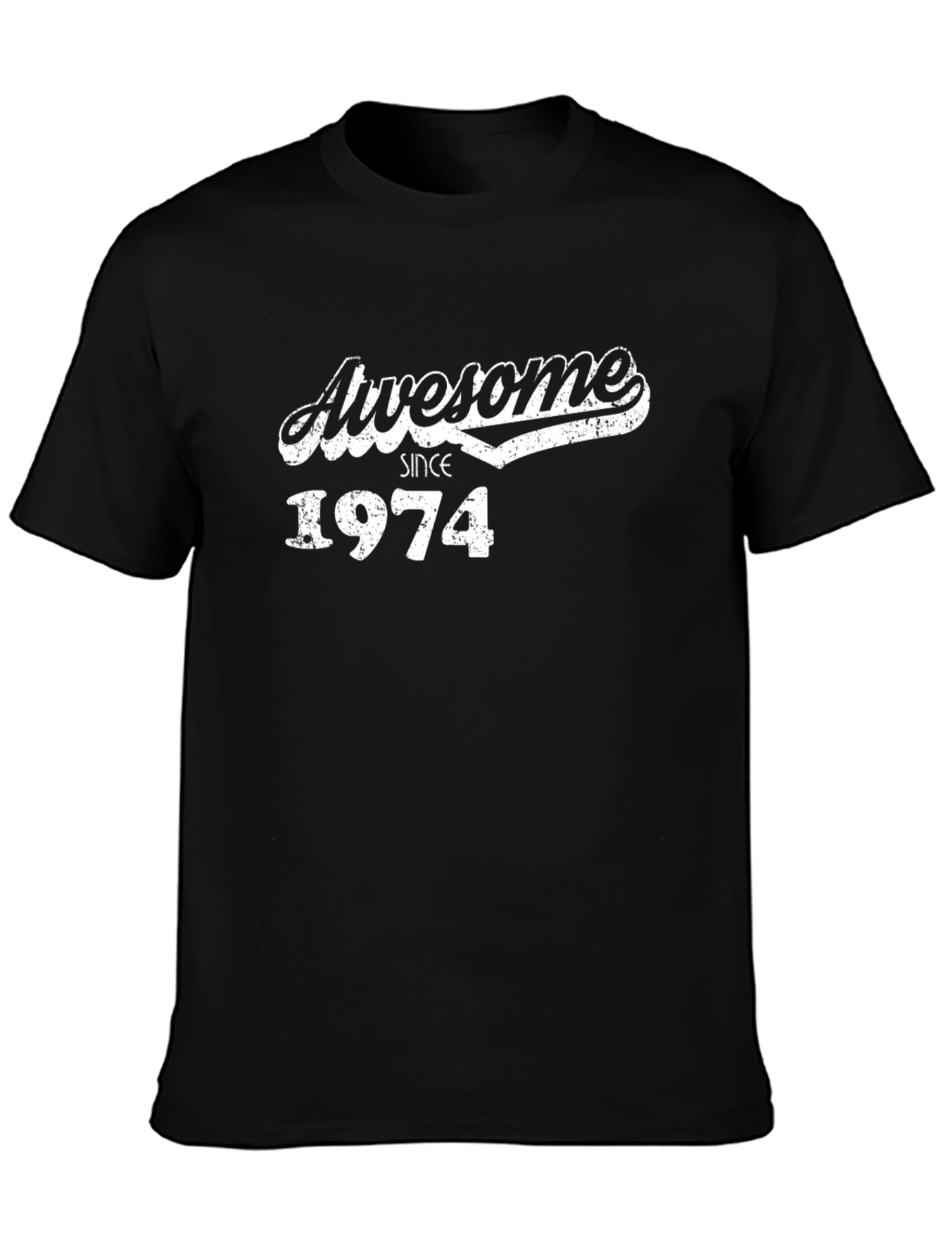 Awesome Since 1974 Black T-Shirt