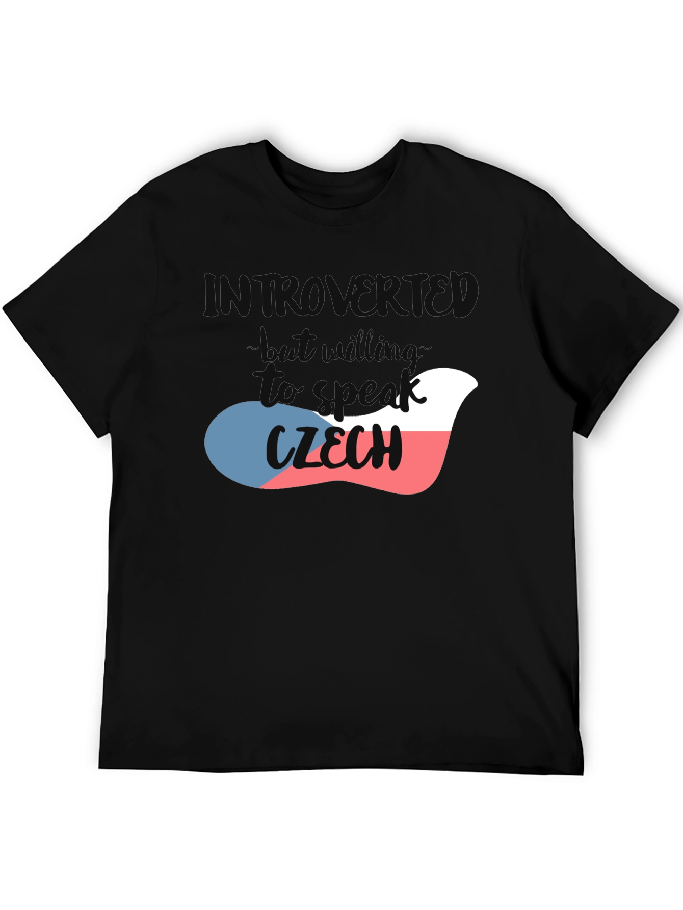 Introvert Czech T-Shirt - Funny Graphic Tee
