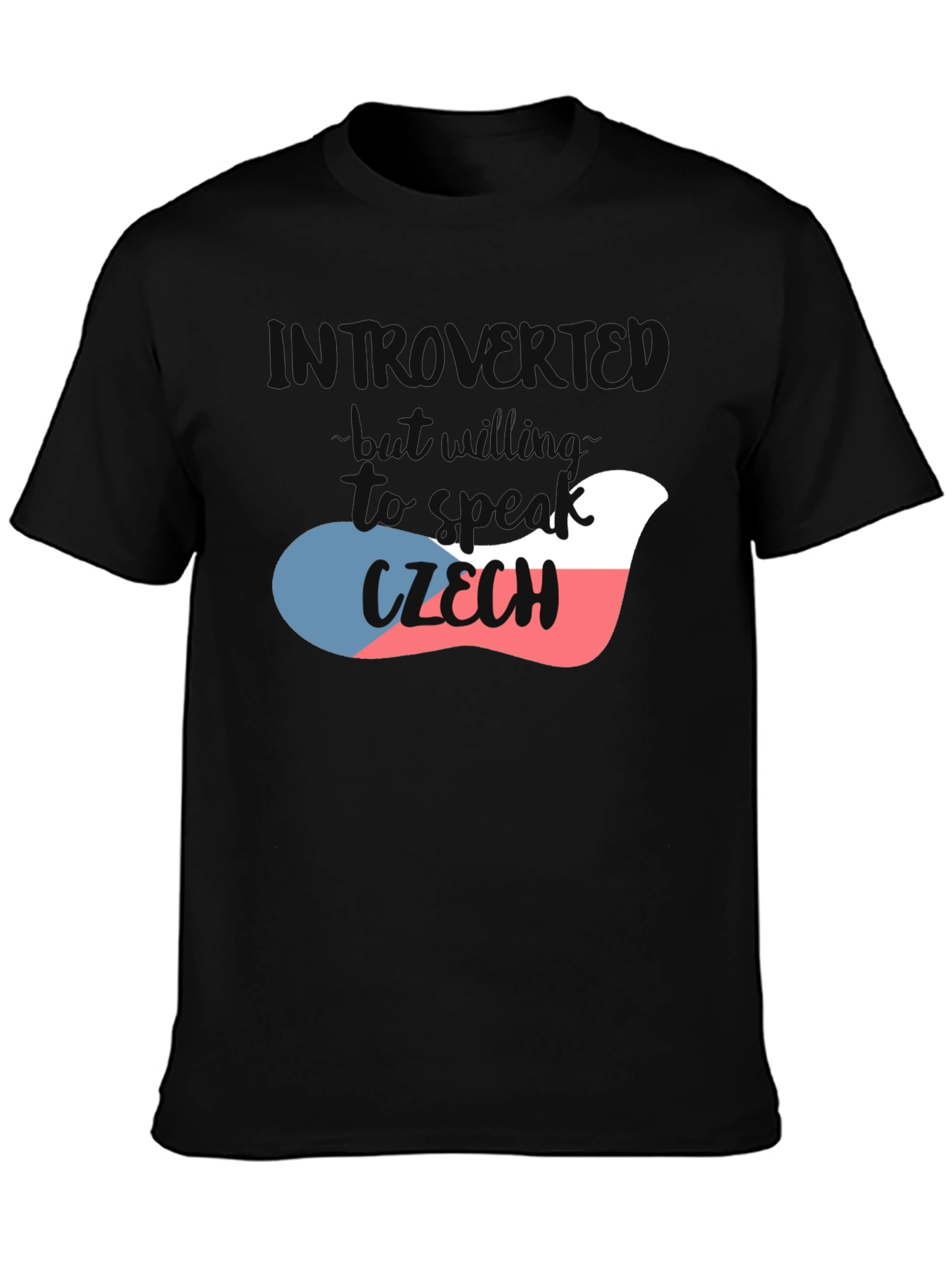Introvert Czech T-Shirt - Funny Graphic Tee