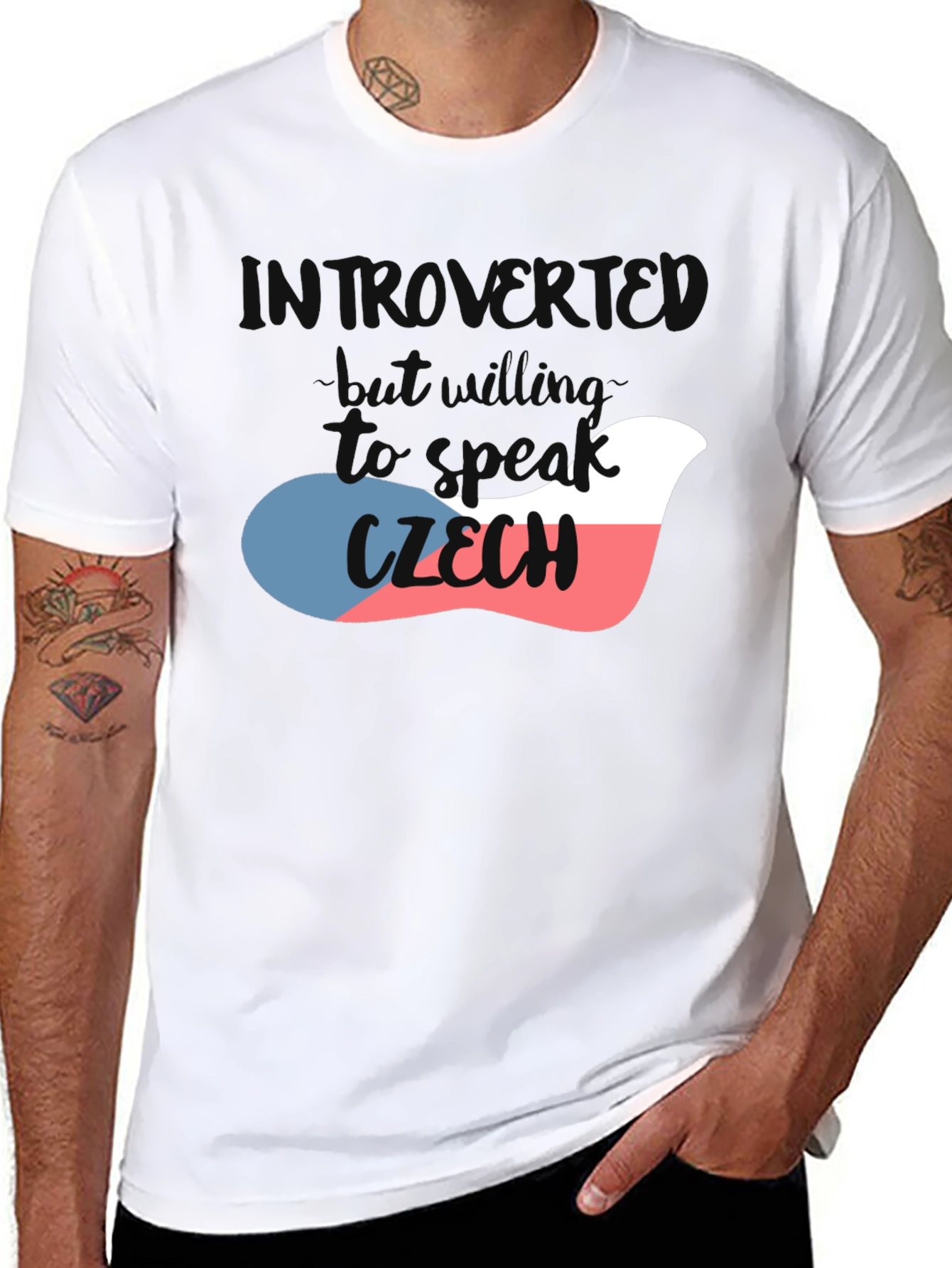 Introvert Czech T-Shirt - Funny Graphic Tee