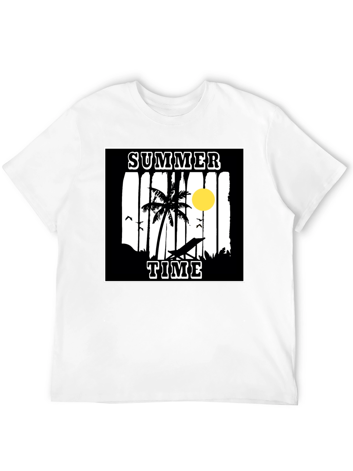 Summer Time Graphic Tee - Black
