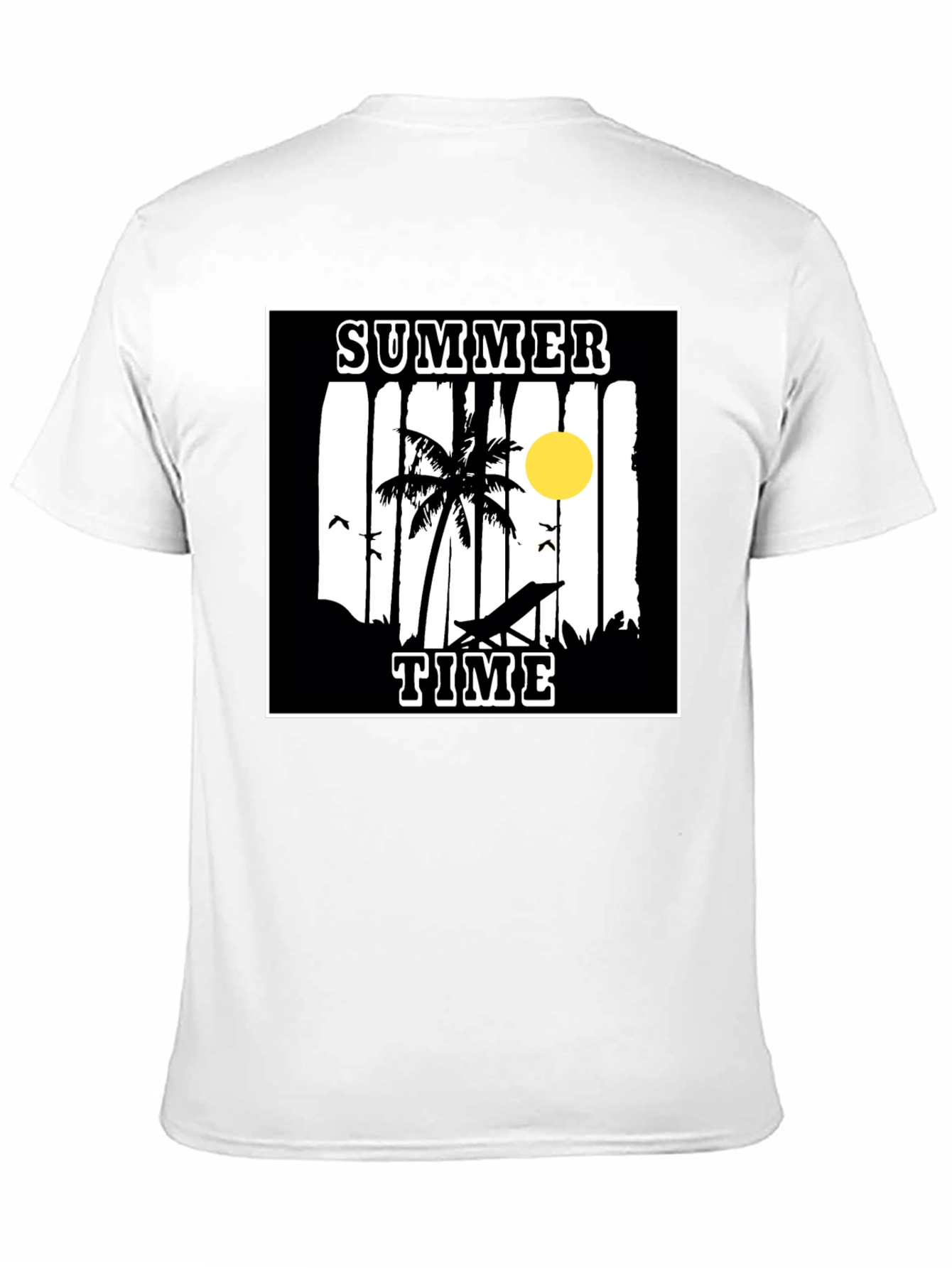 Summer Time Graphic Tee - Black