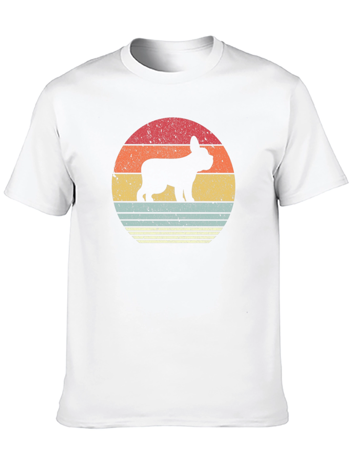 Retro Bulldog Silhouette T-Shirt