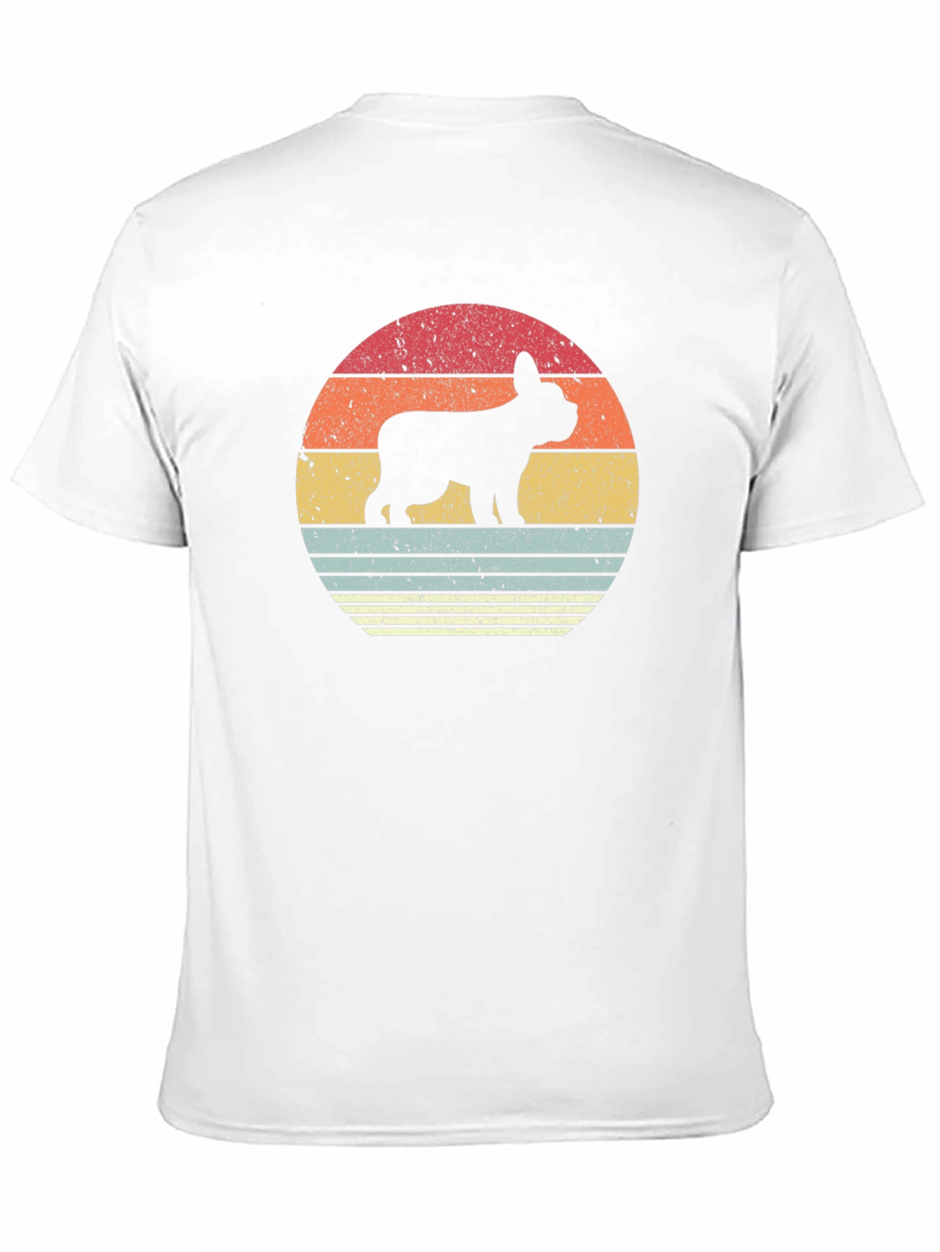 Retro Bulldog Silhouette T-Shirt