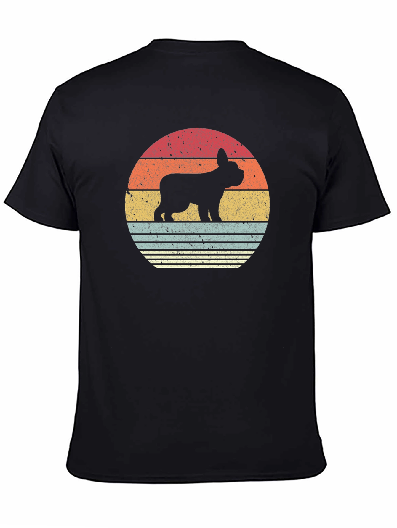 Retro Bulldog Silhouette T-Shirt