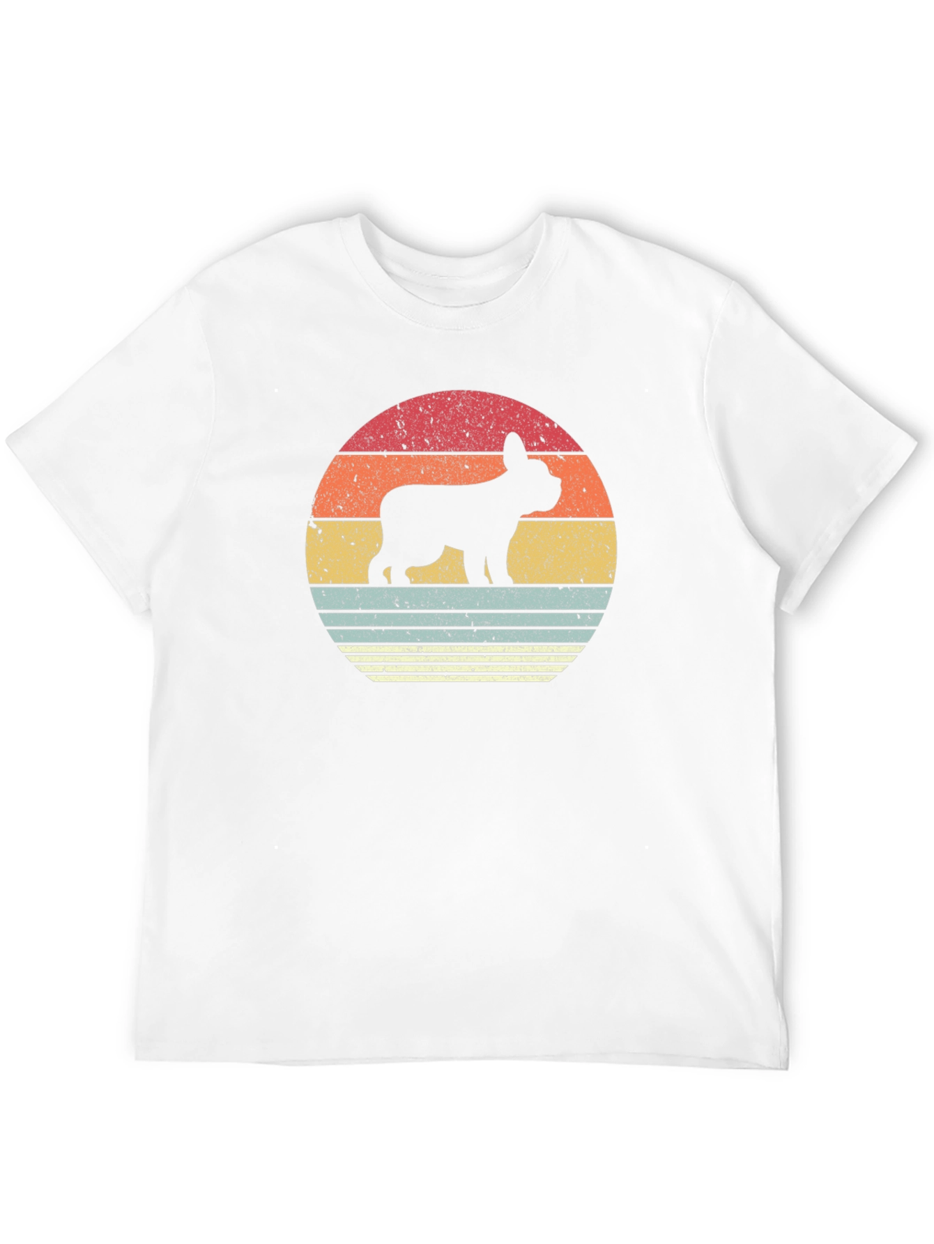 Retro Bulldog Silhouette T-Shirt