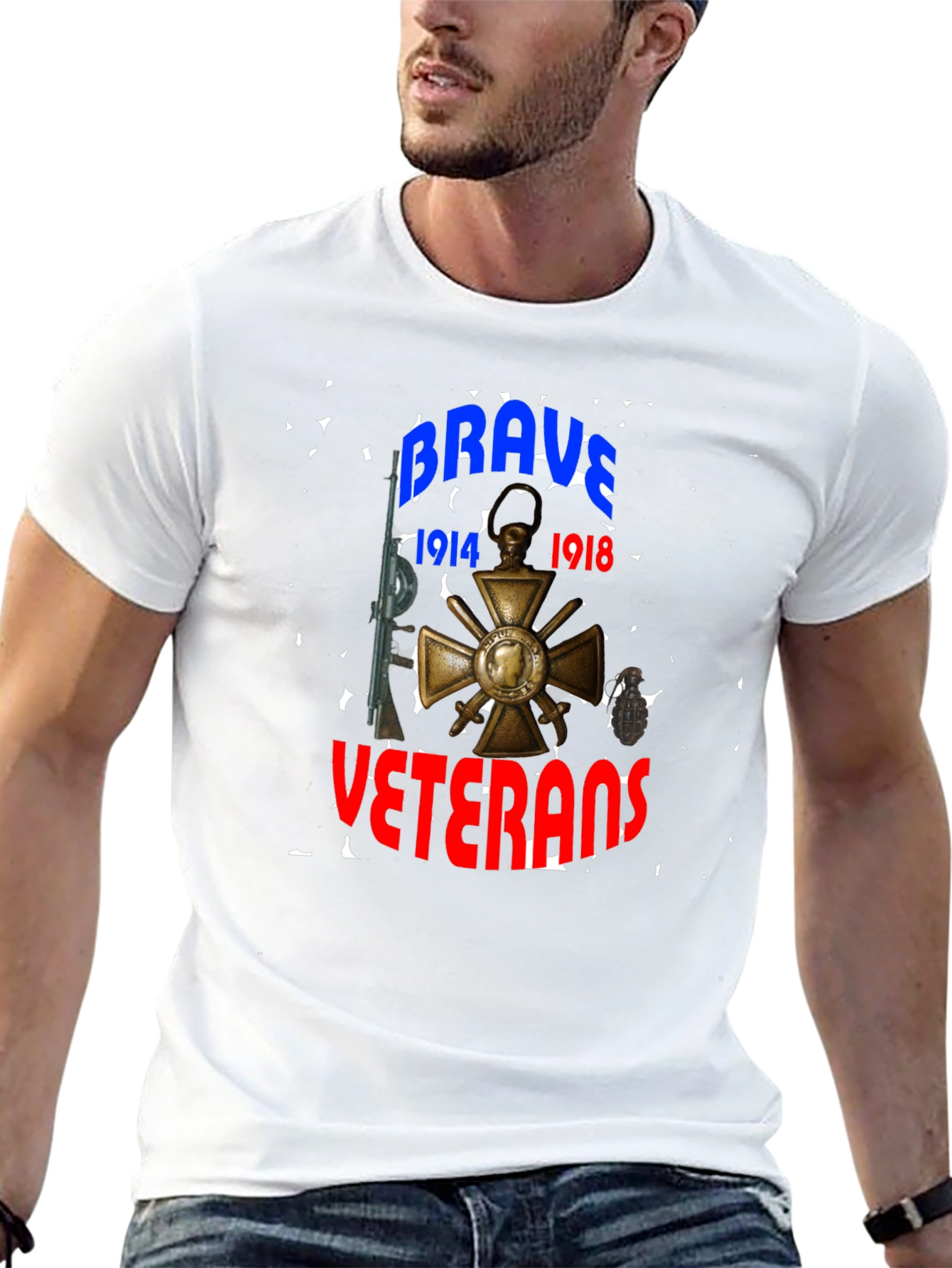 Brave Veterans T-Shirt - 1914-1918