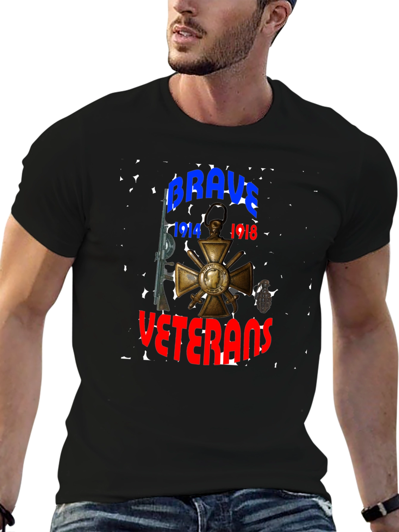 Brave Veterans T-Shirt - 1914-1918