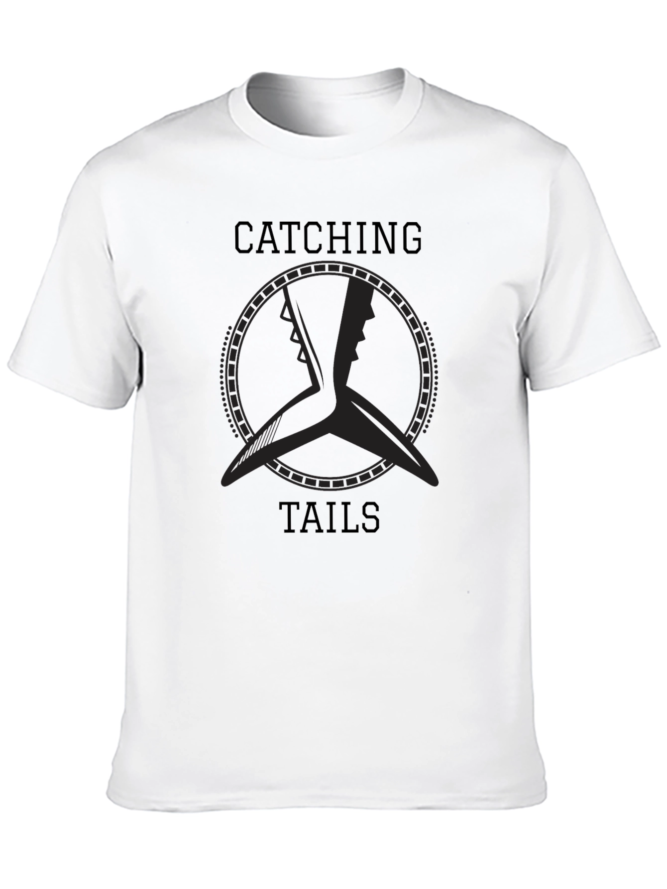 Catching Tails Graphic T-Shirt - Stylish and Unique Design