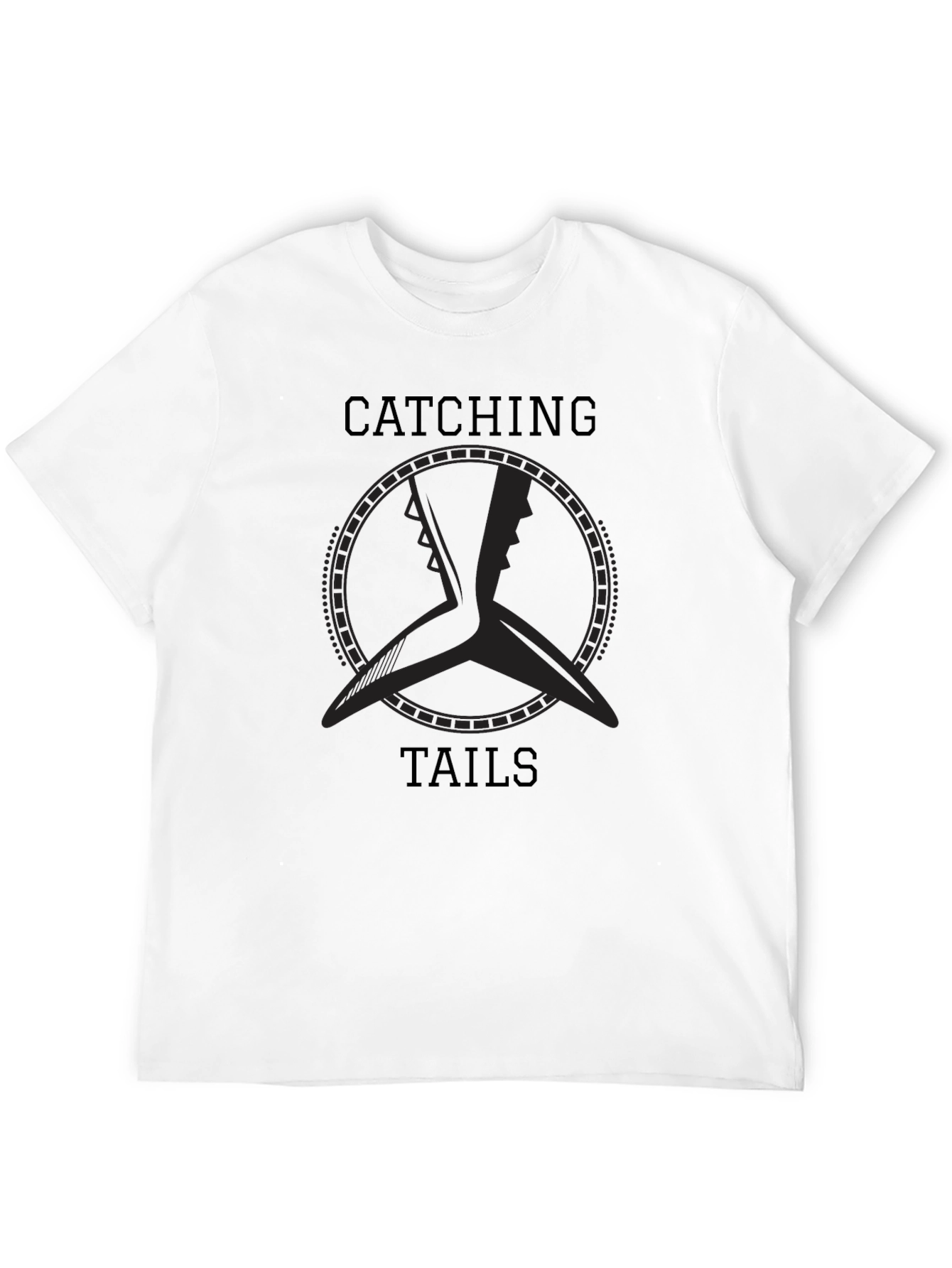 Catching Tails Graphic T-Shirt - Stylish and Unique Design