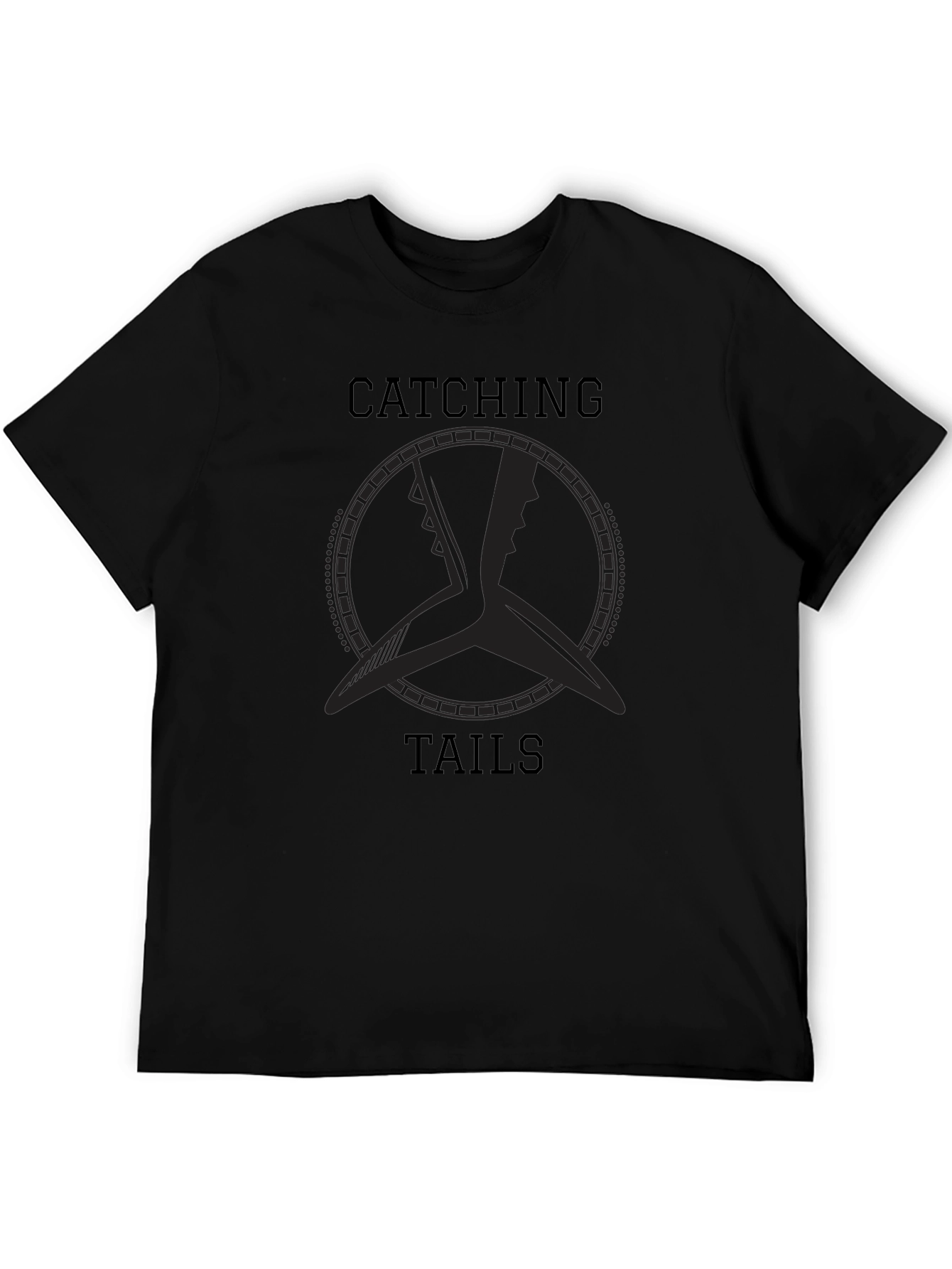Catching Tails Graphic T-Shirt - Stylish and Unique Design