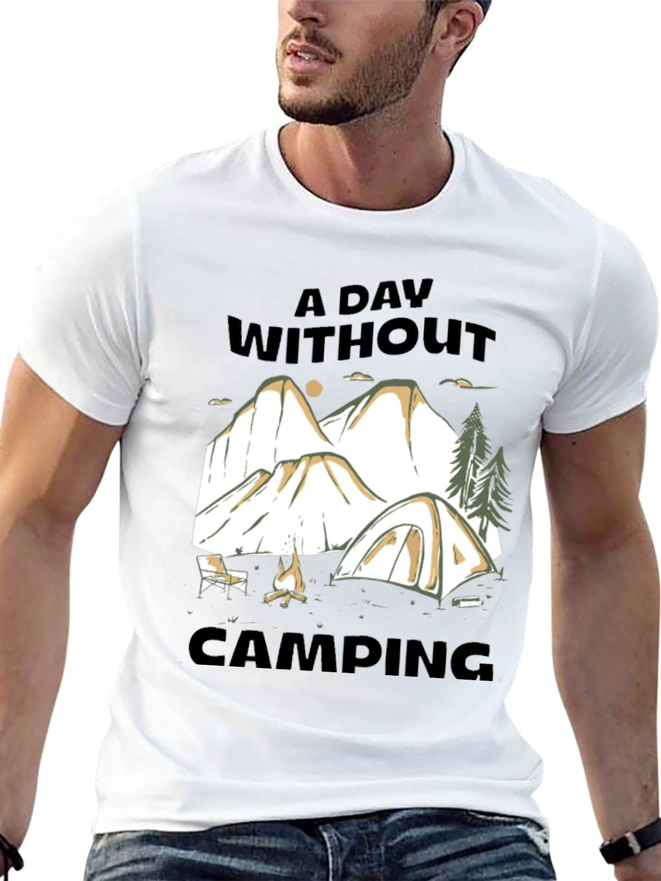Camping T-Shirt - A Day Without Camping