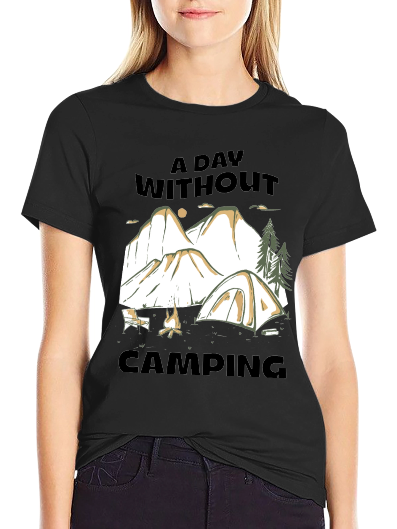 Camping T-Shirt - A Day Without Camping