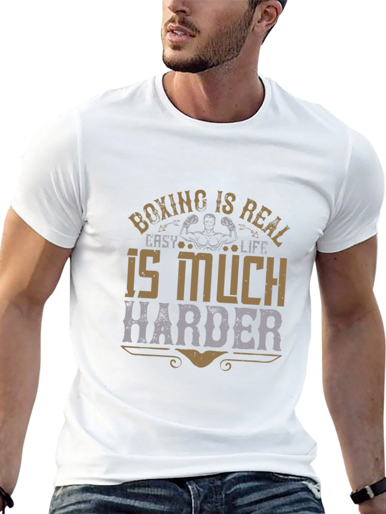 Boxing is Real Graphic T-Shirt