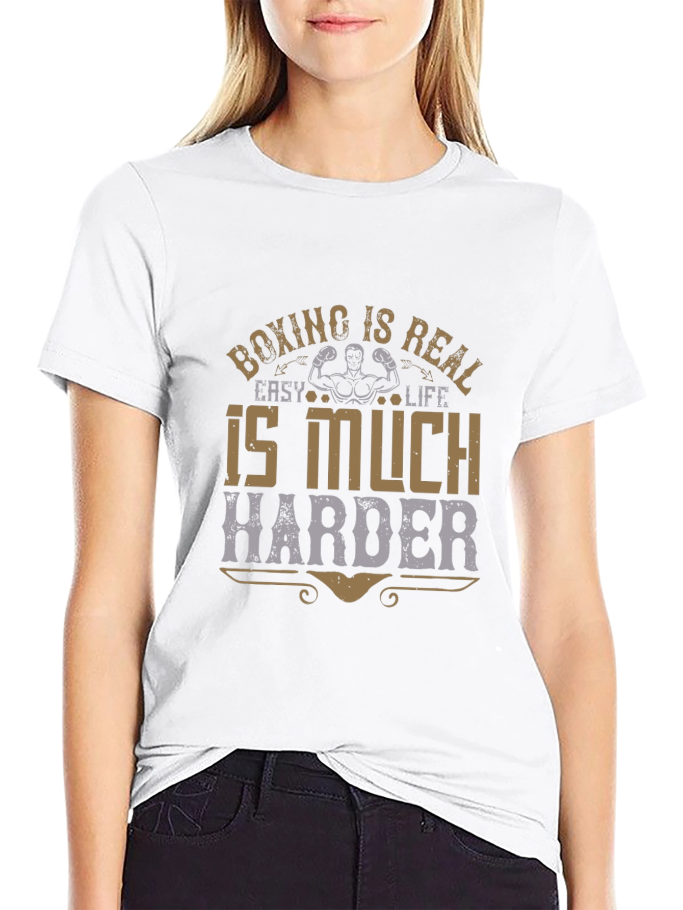 Boxing is Real Graphic T-Shirt