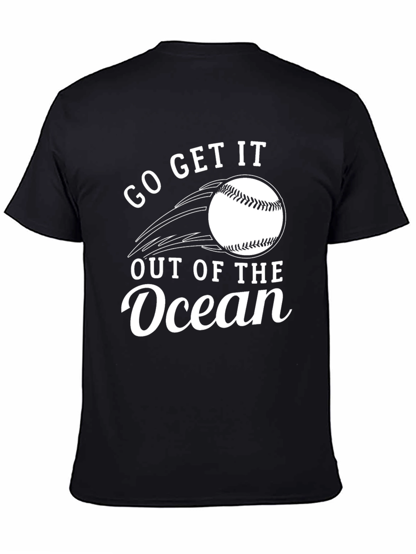 Go Get It Out Of The Ocean Black T-Shirt