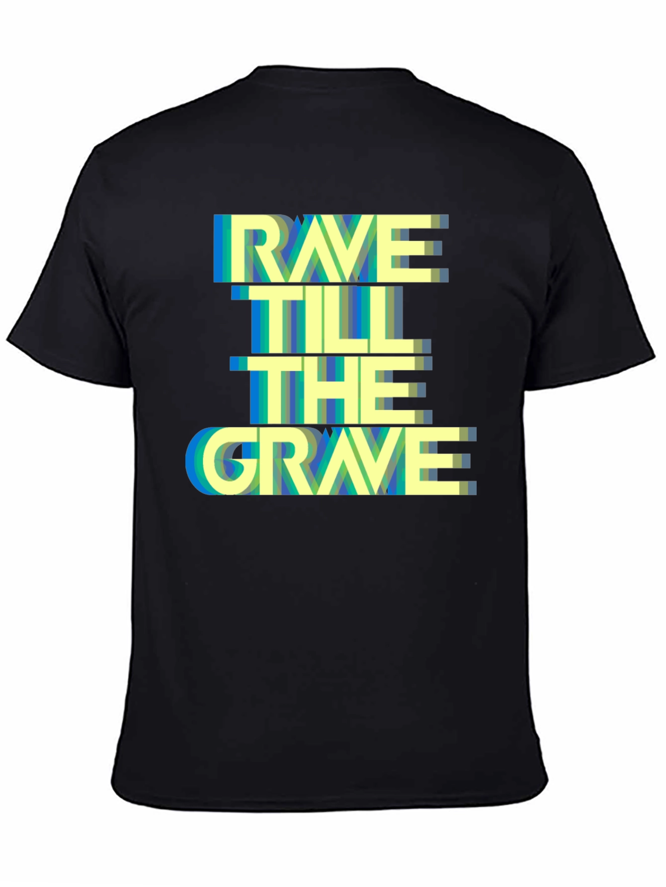 Rave Till The Grave Graphic Tee