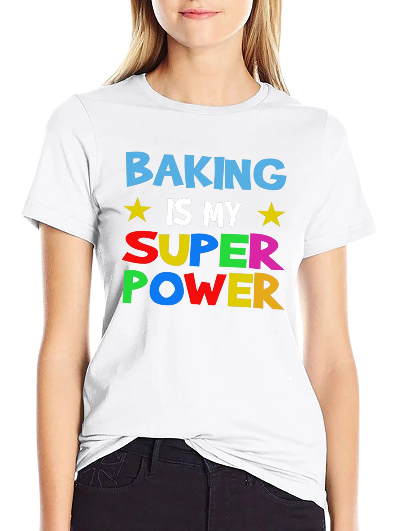 Baking is My Super Power Graphic T-Shirt