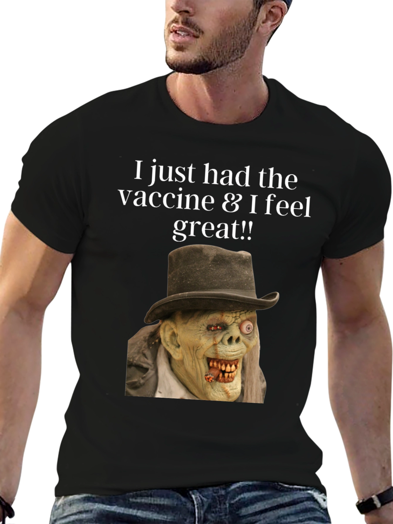 Vaccine Zombie Humor Graphic Tee