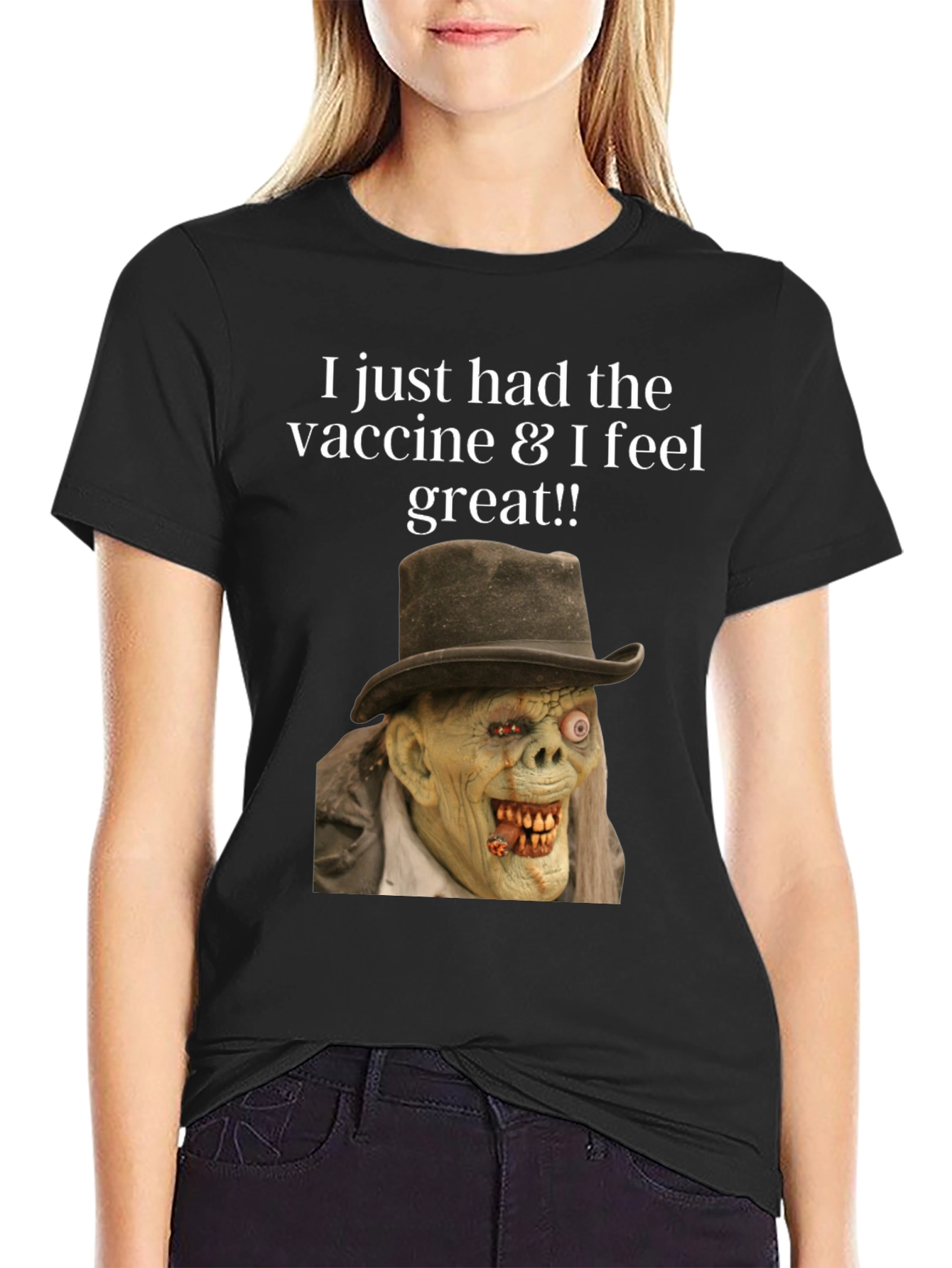 Vaccine Zombie Humor Graphic Tee