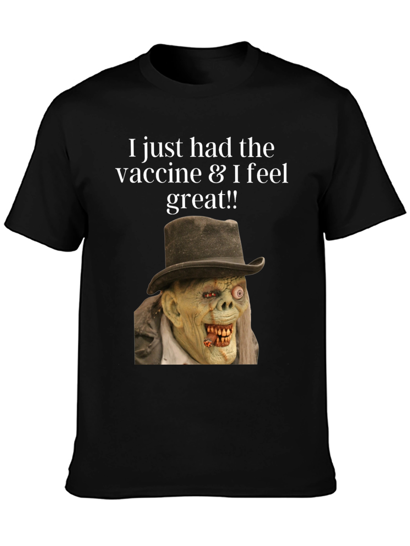 Vaccine Zombie Humor Graphic Tee