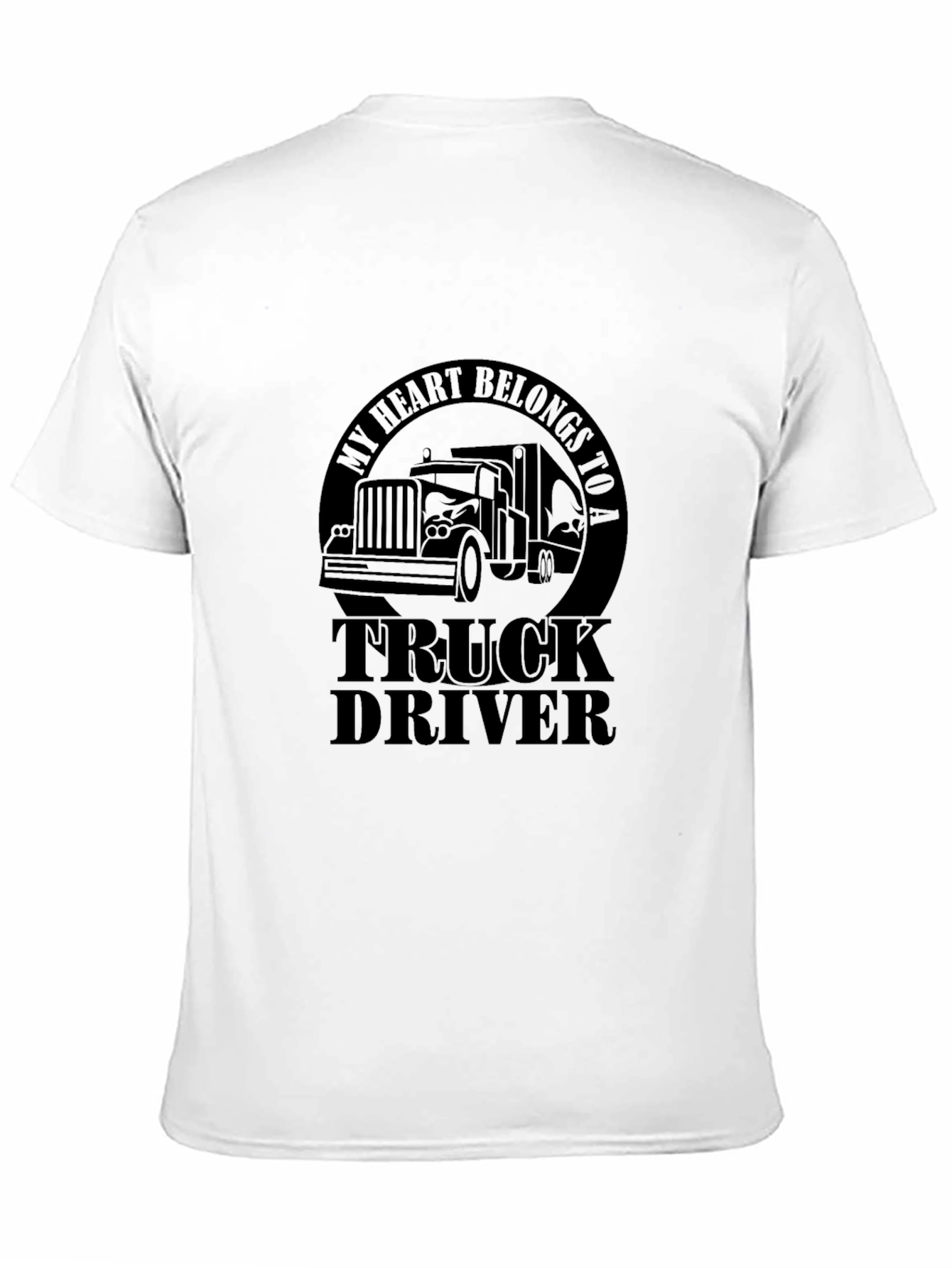 My Heart Belongs to a Truck Driver T-Shirt