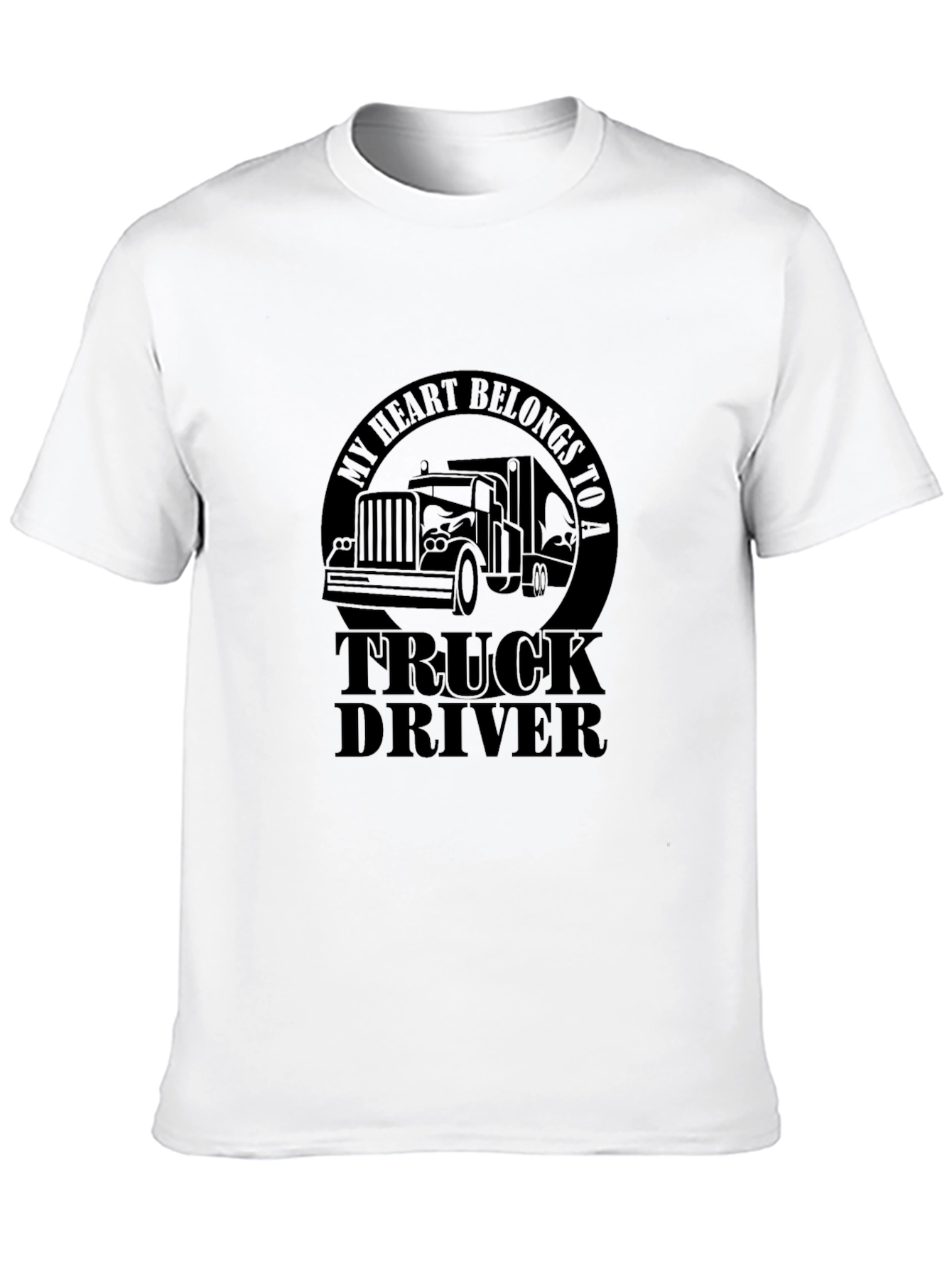 My Heart Belongs to a Truck Driver T-Shirt