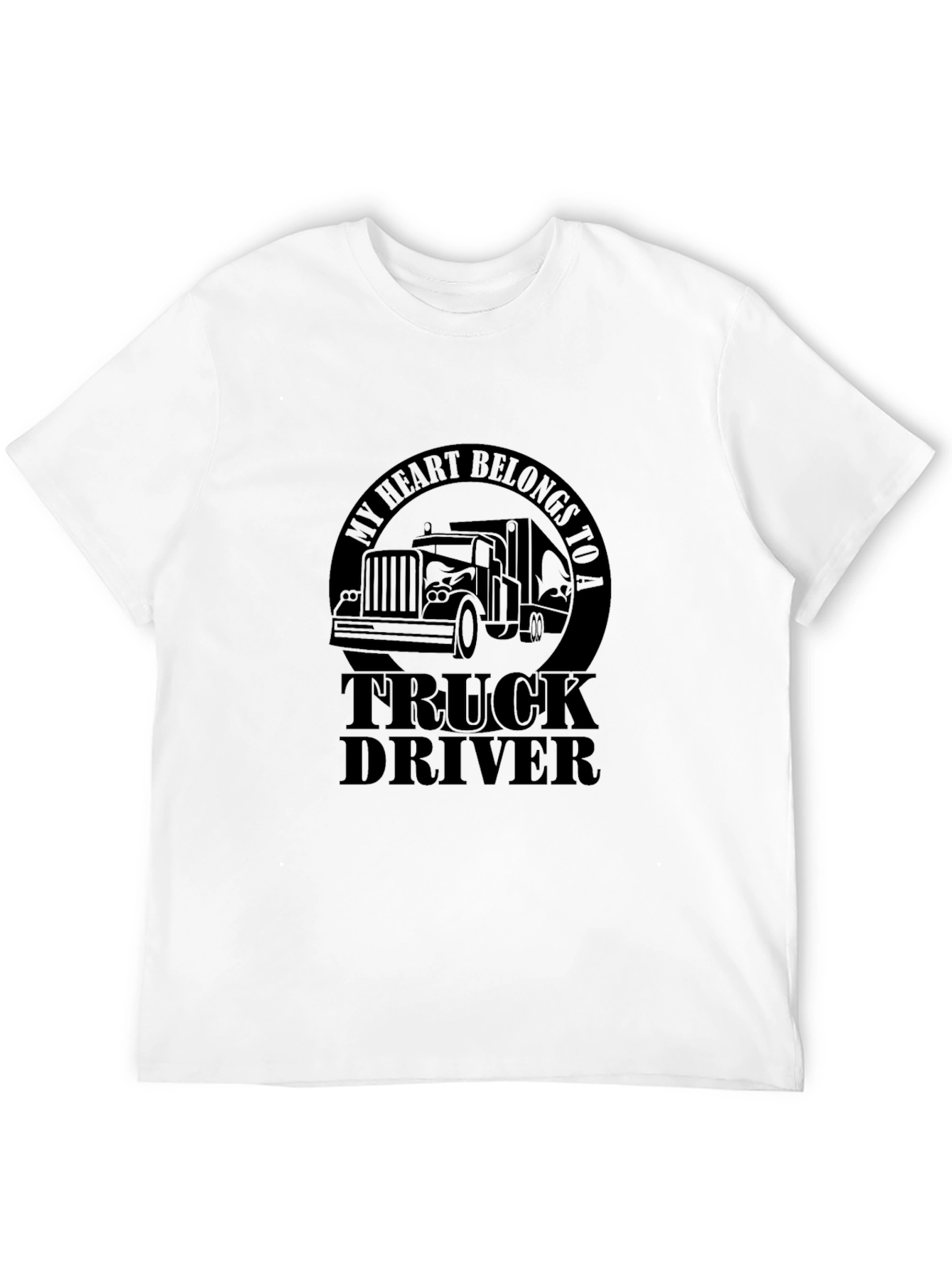 My Heart Belongs to a Truck Driver T-Shirt