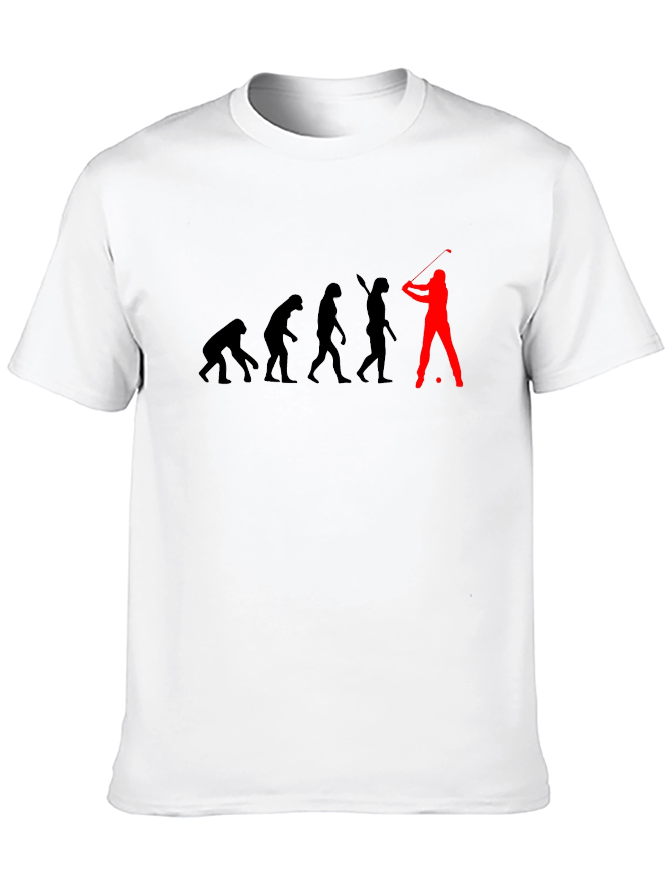 Evolution of Golf Mens Black T-Shirt