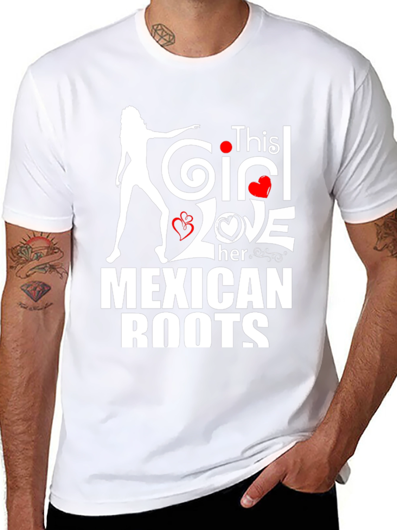 This Girl Loves Her Mexican Roots T-Shirt