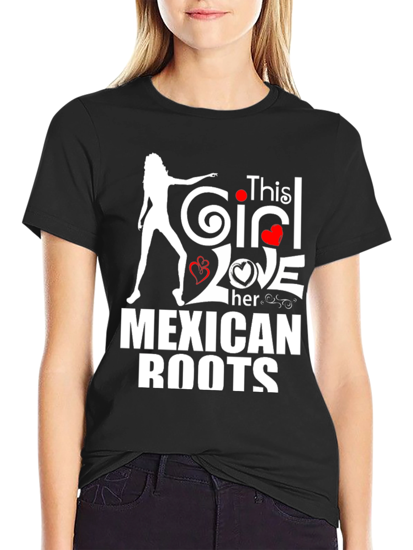 This Girl Loves Her Mexican Roots T-Shirt